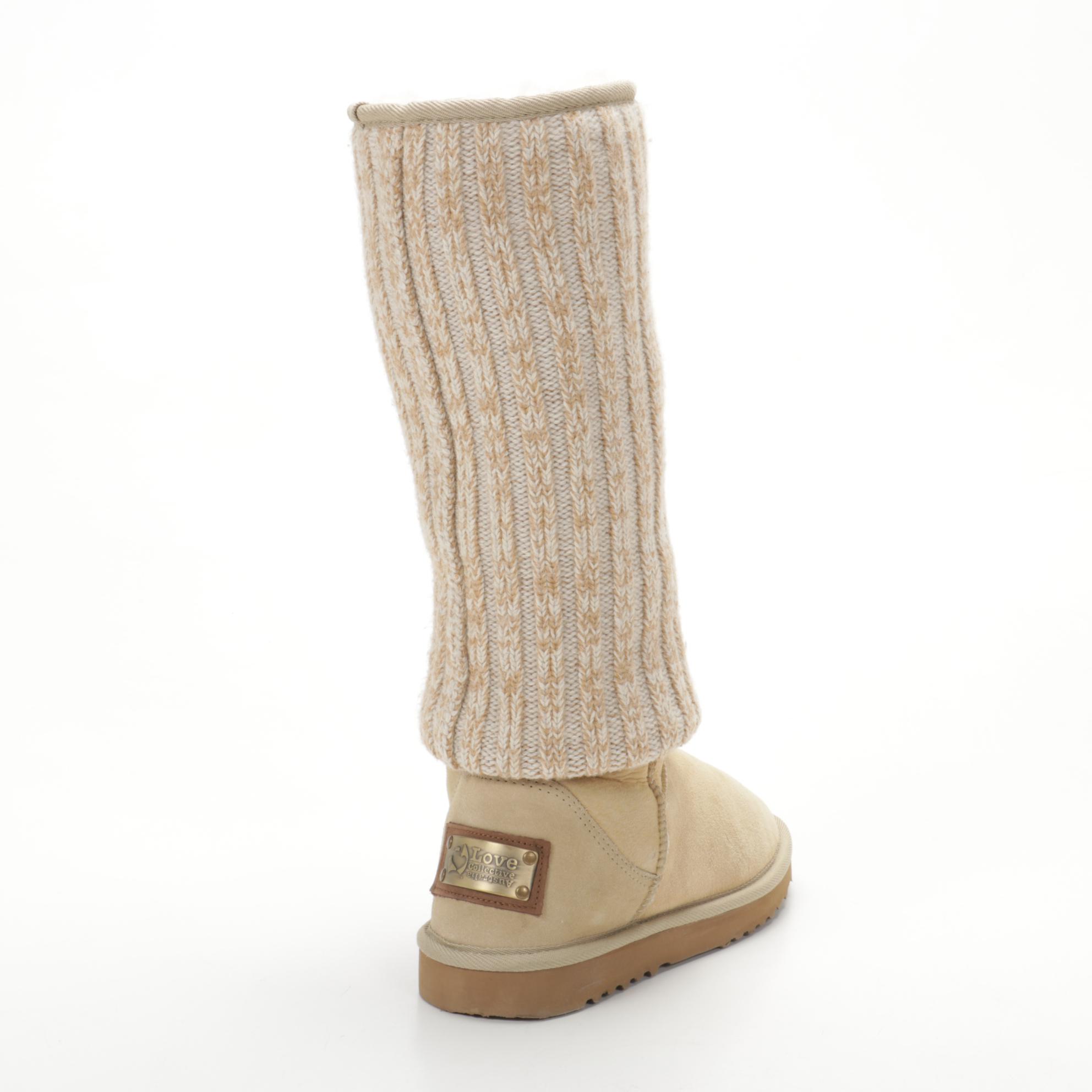 Australia Luxe Collective Tall Shearling Sweater Boots