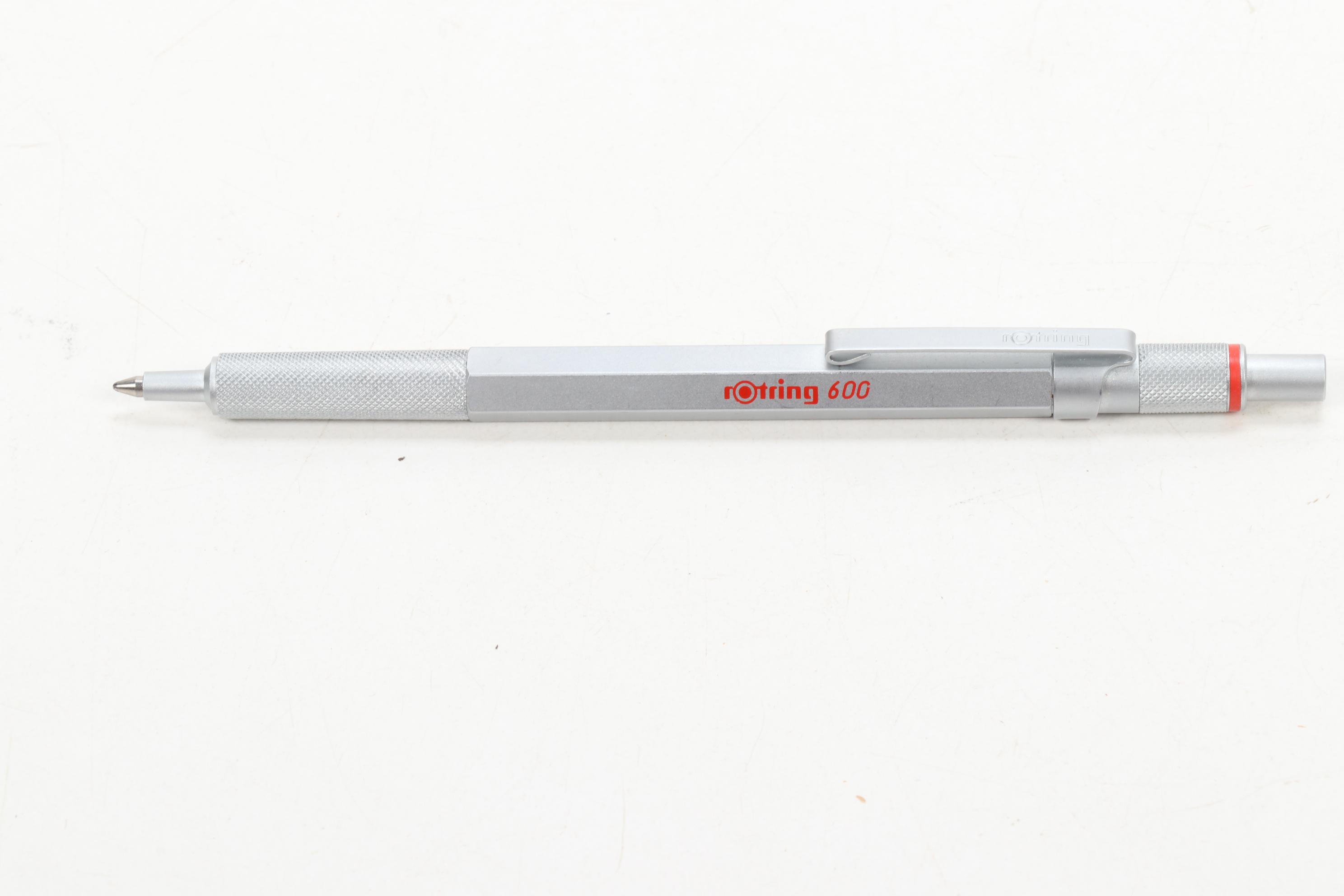 Rotring "600" Retractable and Capped Pen with Drafting Mechanical Pencil