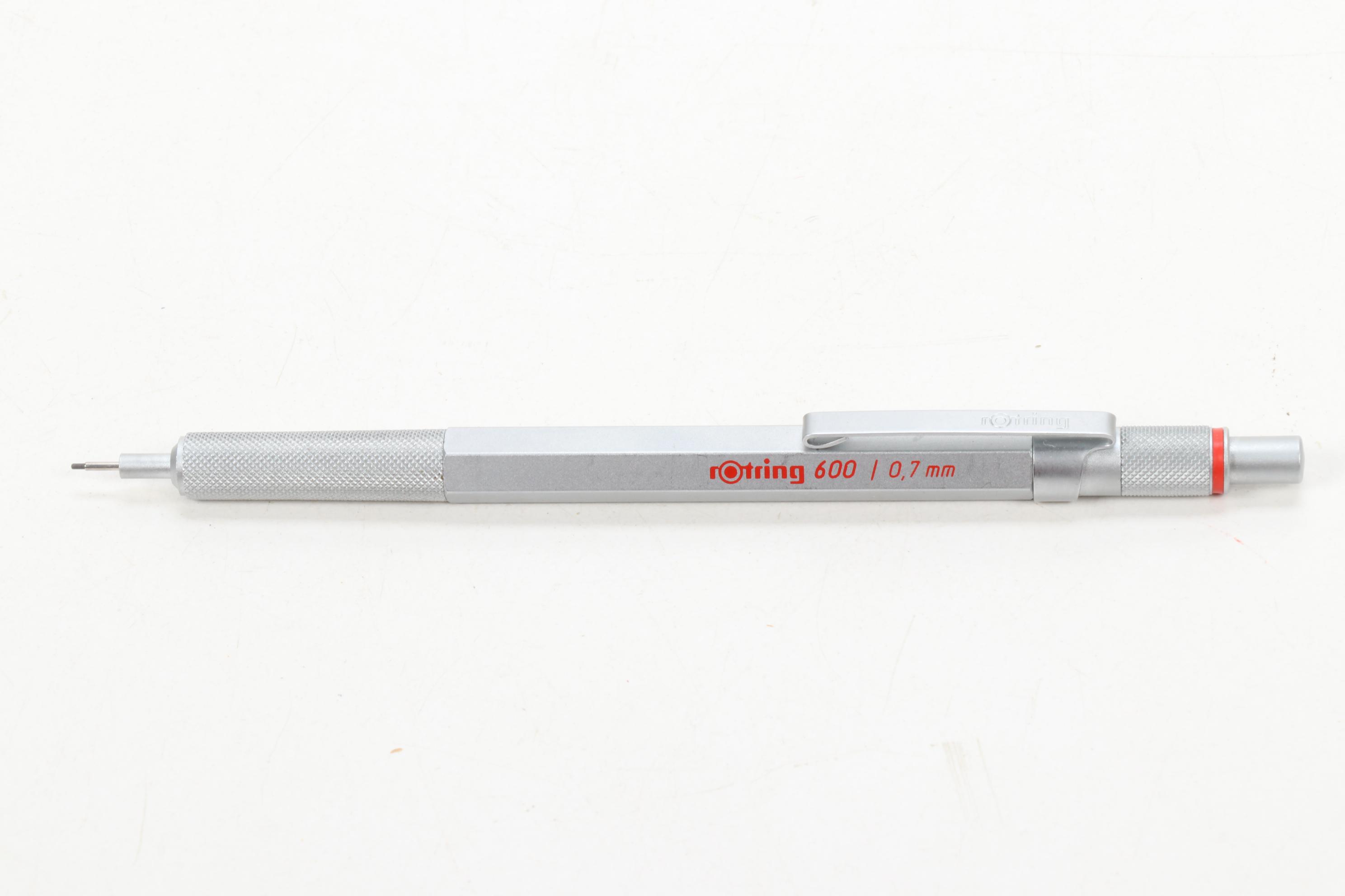 Rotring "600" Retractable and Capped Pen with Drafting Mechanical Pencil