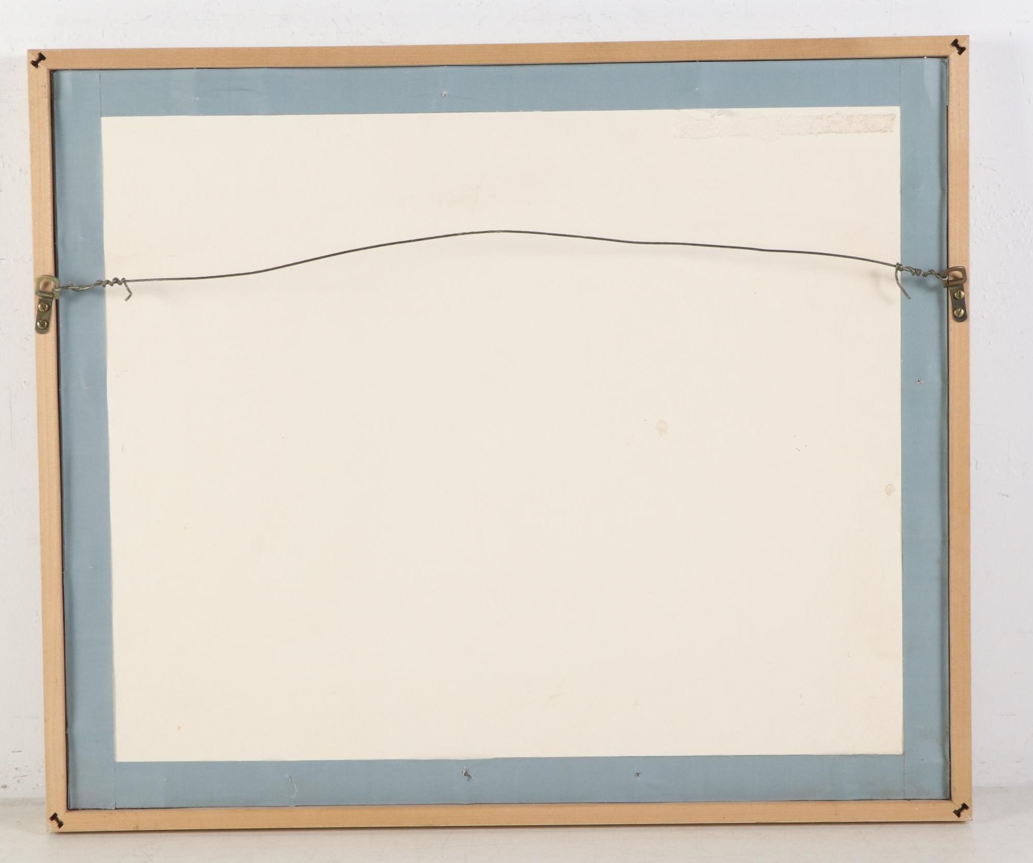 Paula Nees Gouache Painting of Abstract Composition, 1999