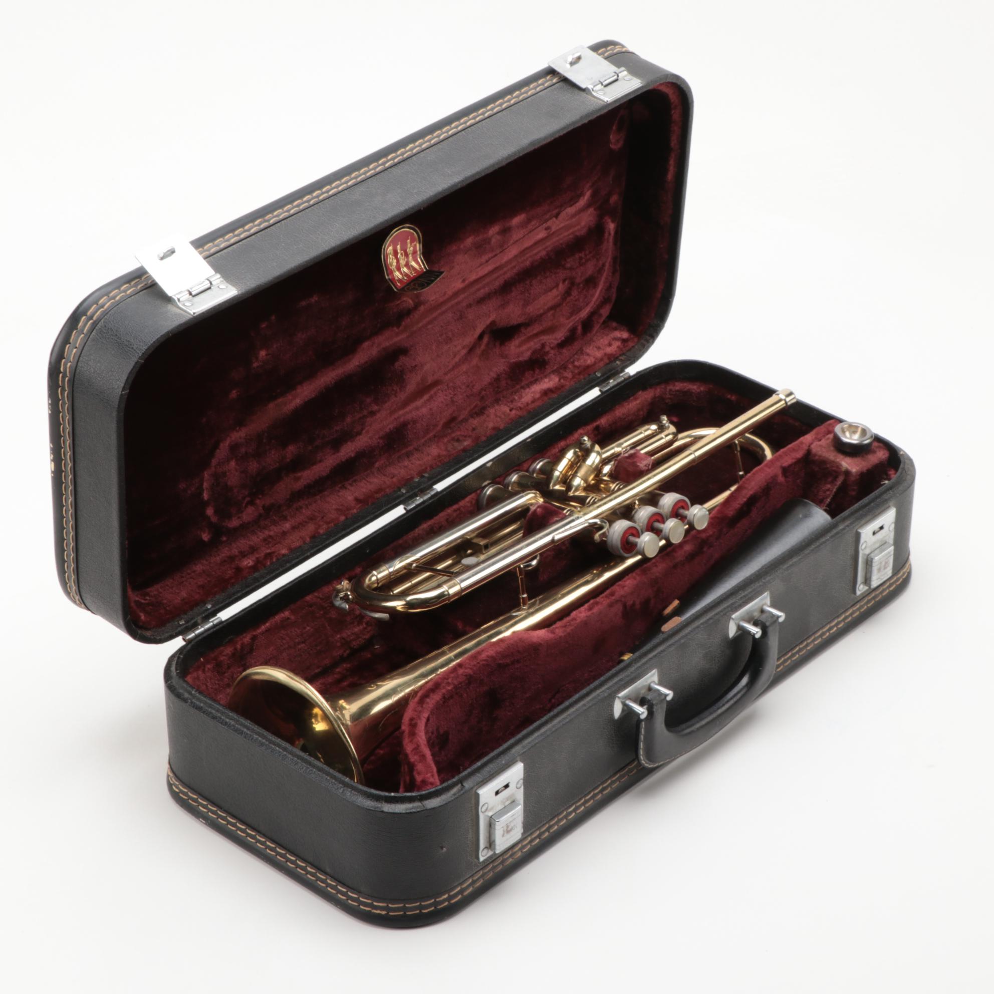 Conn Director Bb Trumpet with Case and Shastock Straight Mute