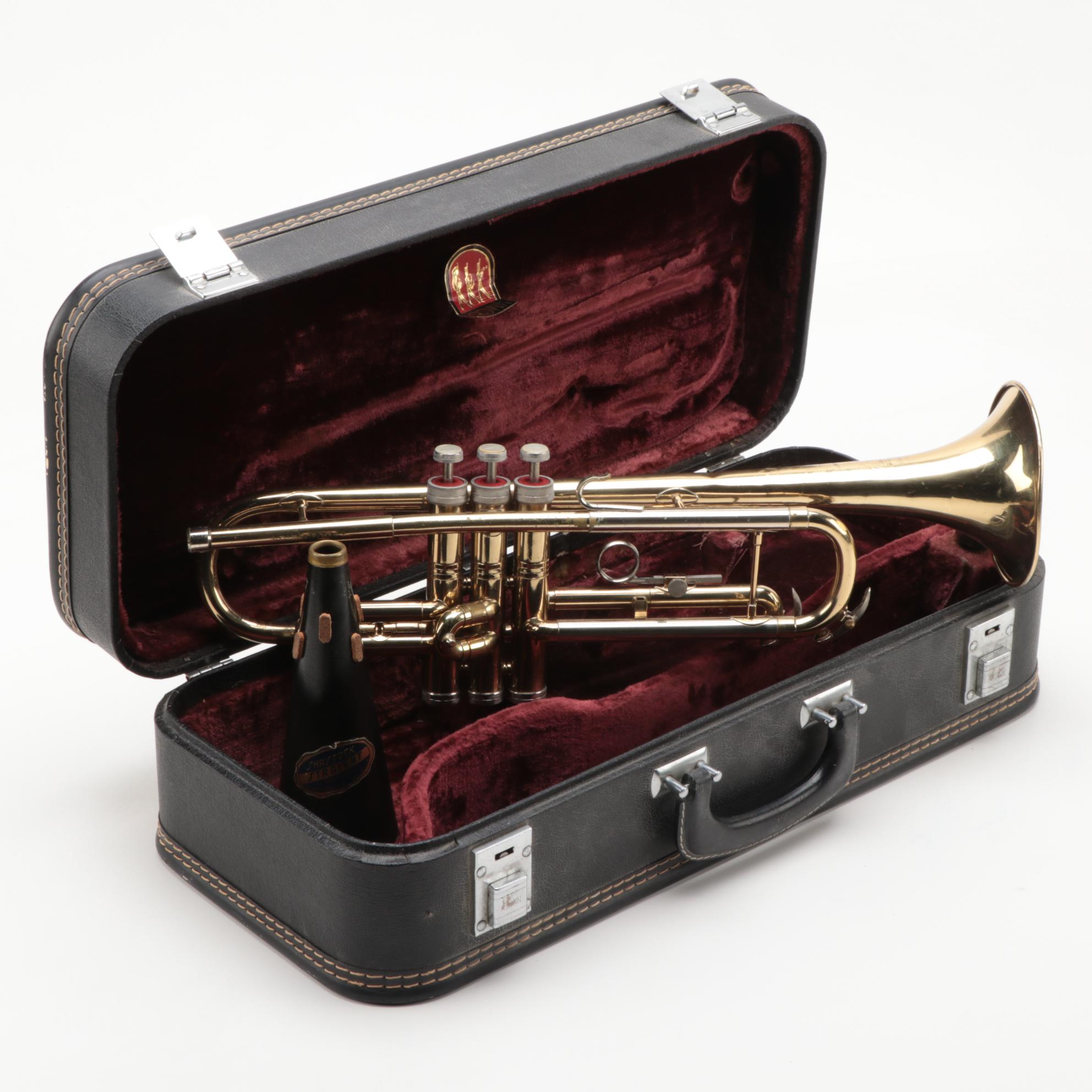 Conn Director Bb Trumpet with Case and Shastock Straight Mute