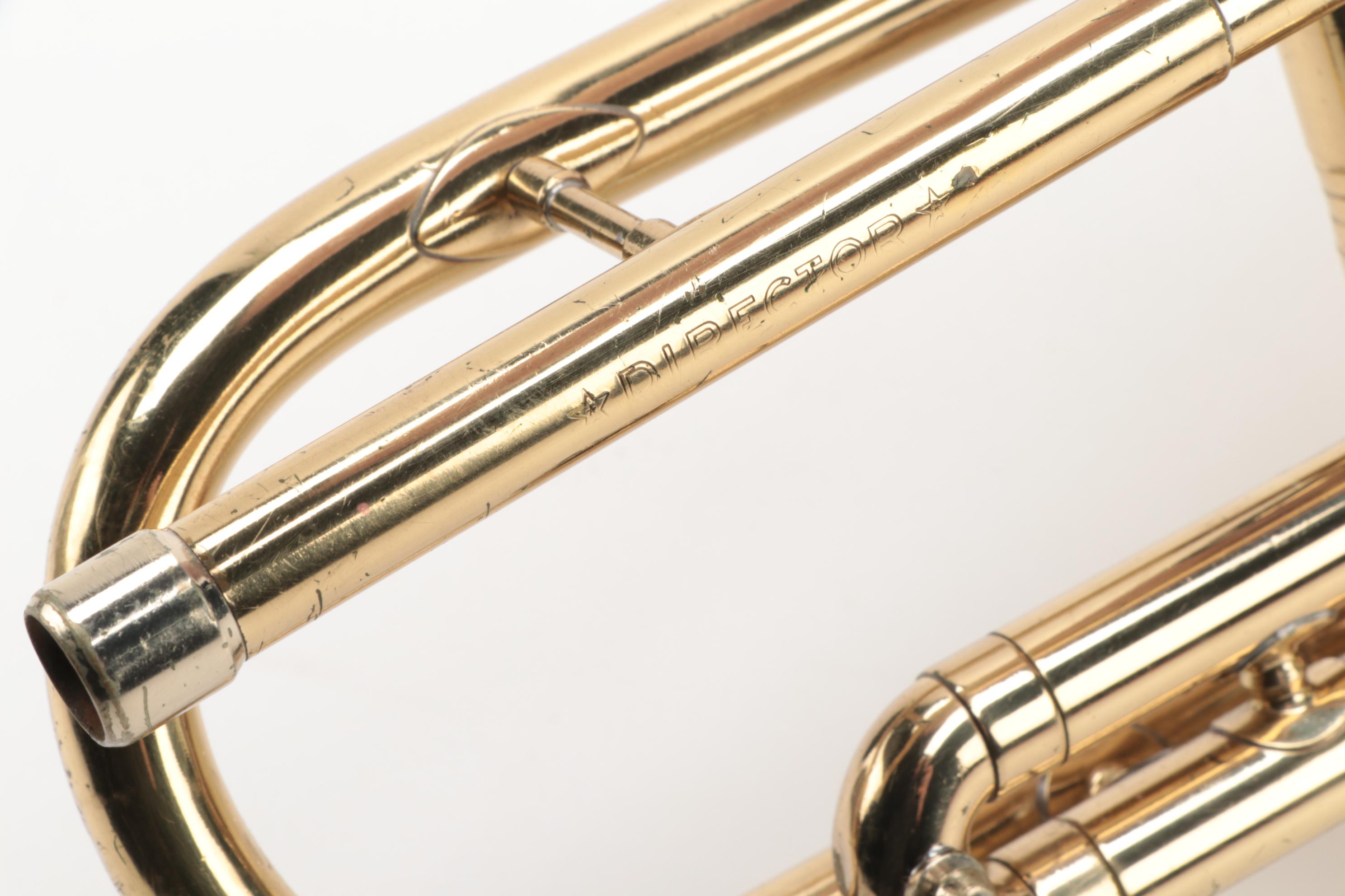 Conn Director Bb Trumpet with Case and Shastock Straight Mute