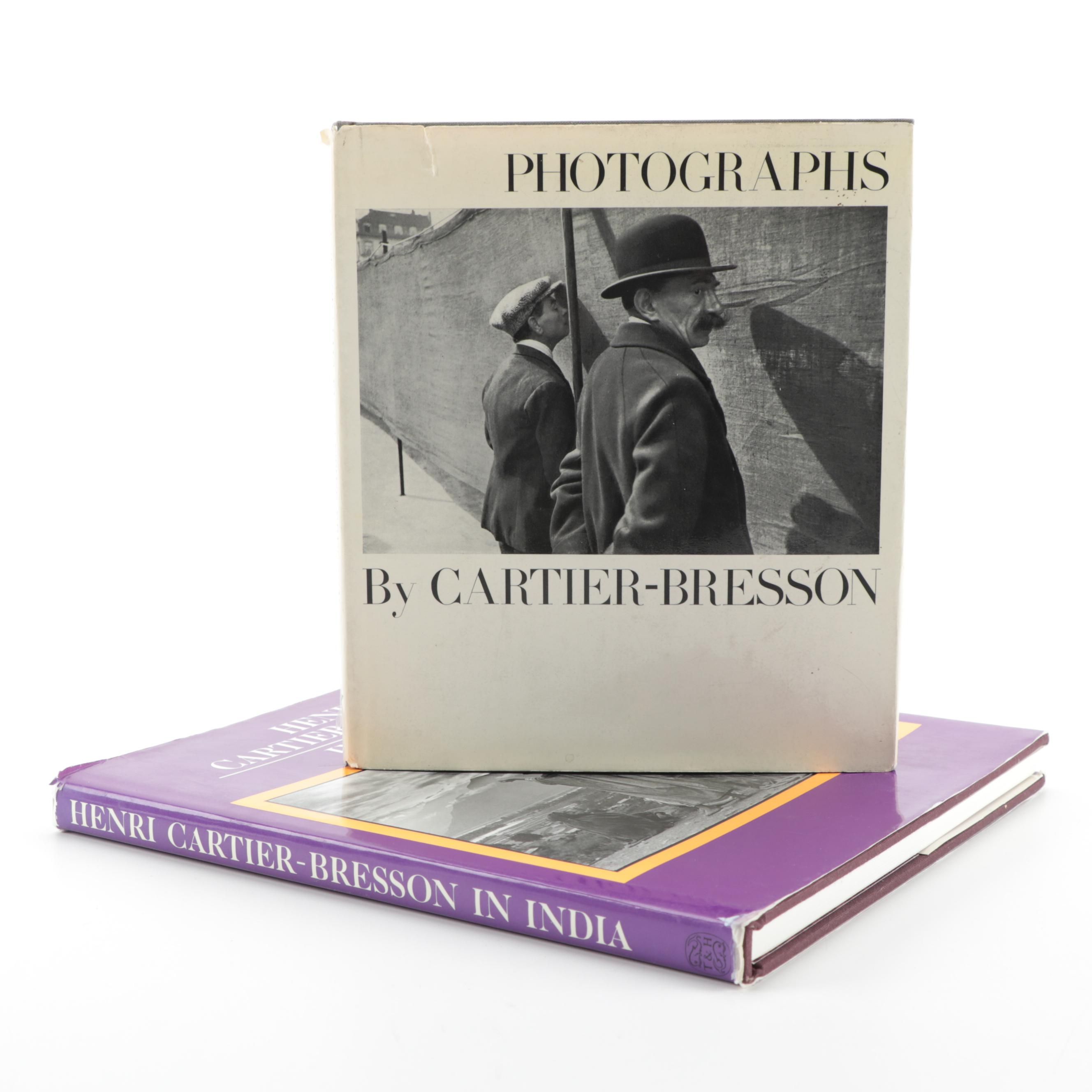 "Photographs" and "In India" Photography Books by Henri Cartier-Bresson
