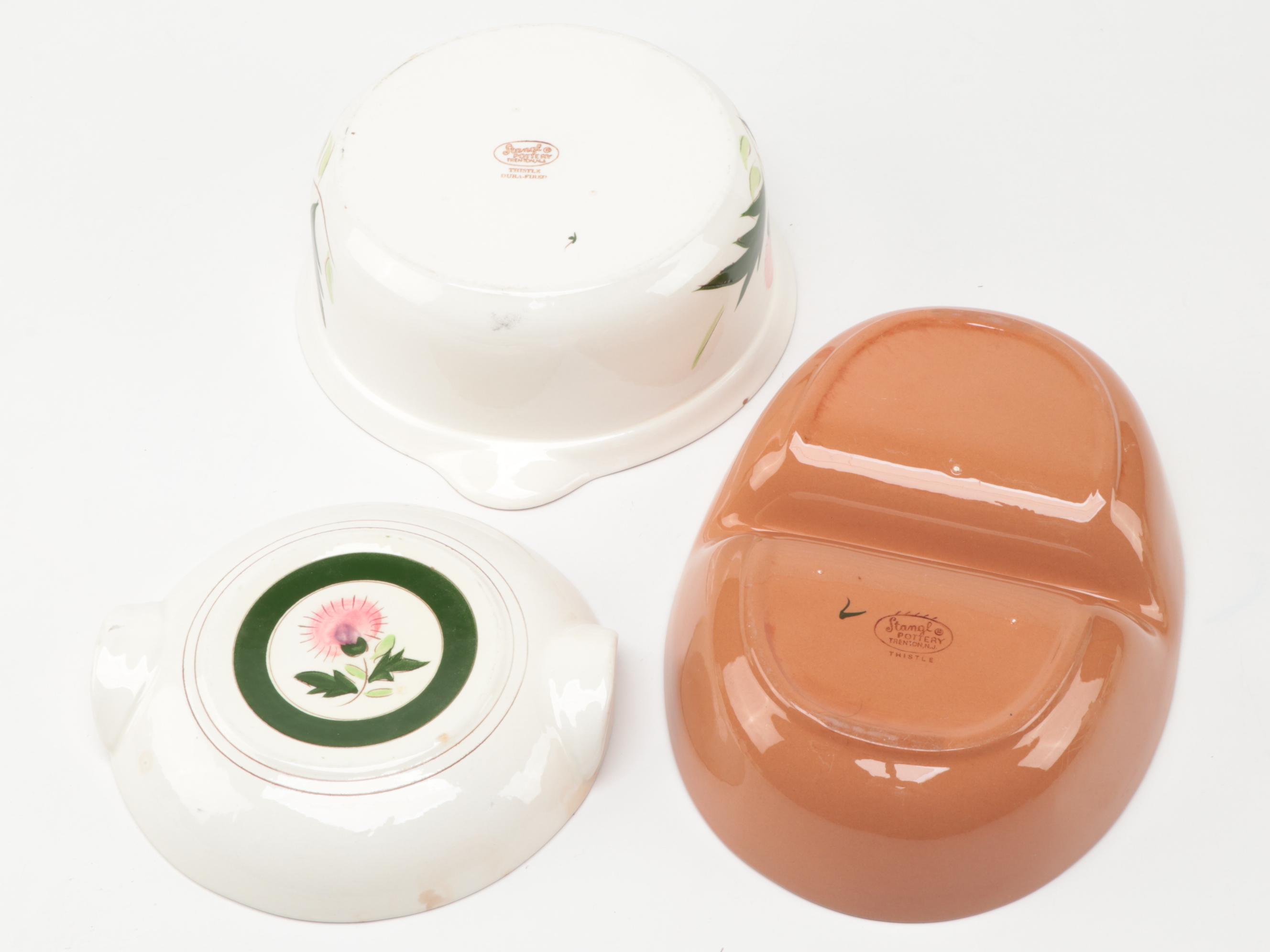 Stangl Pottery "Thistle" Ceramic Dinnerware and Serveware, 1951–1978