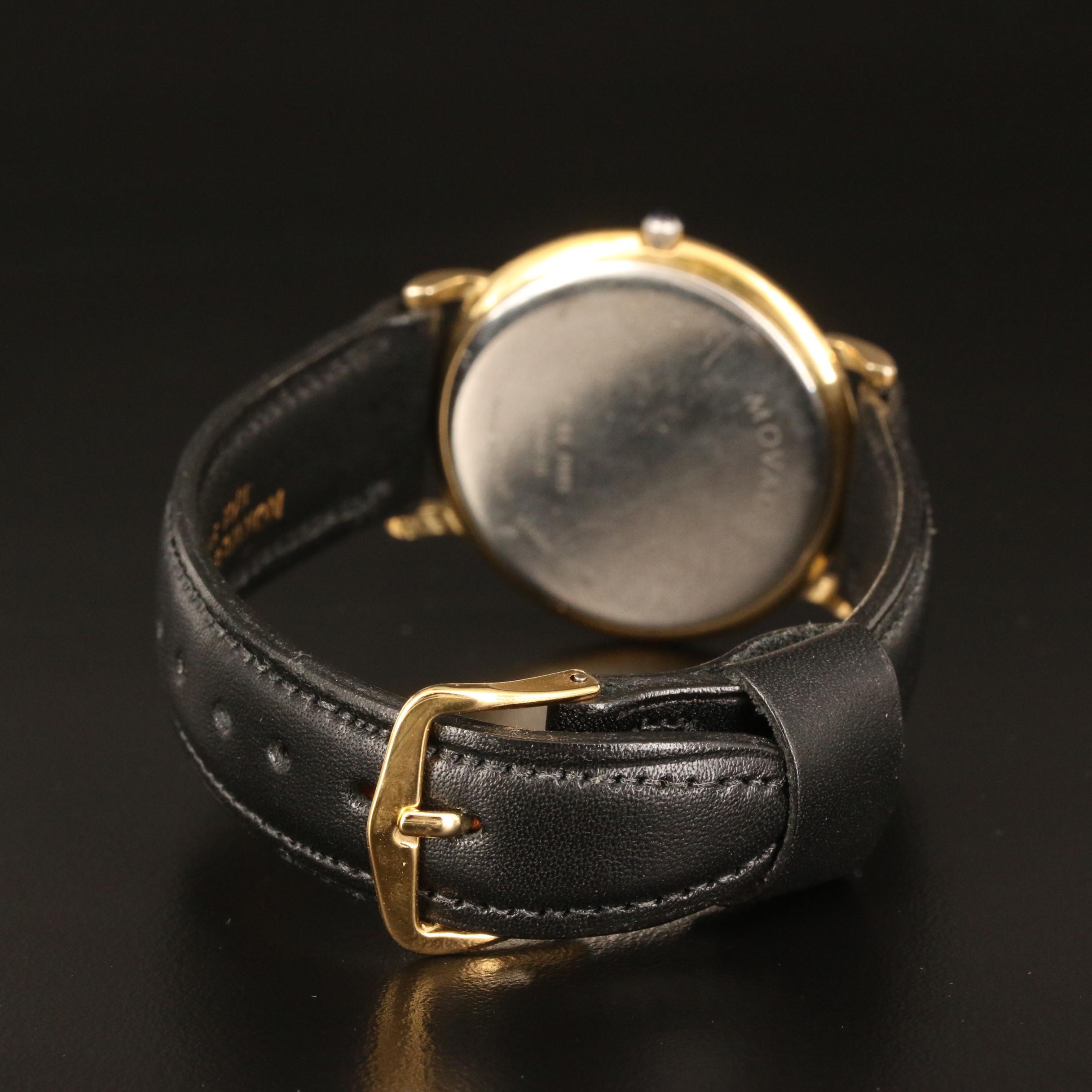 Movado Gold Tone Stainless Steel Watch