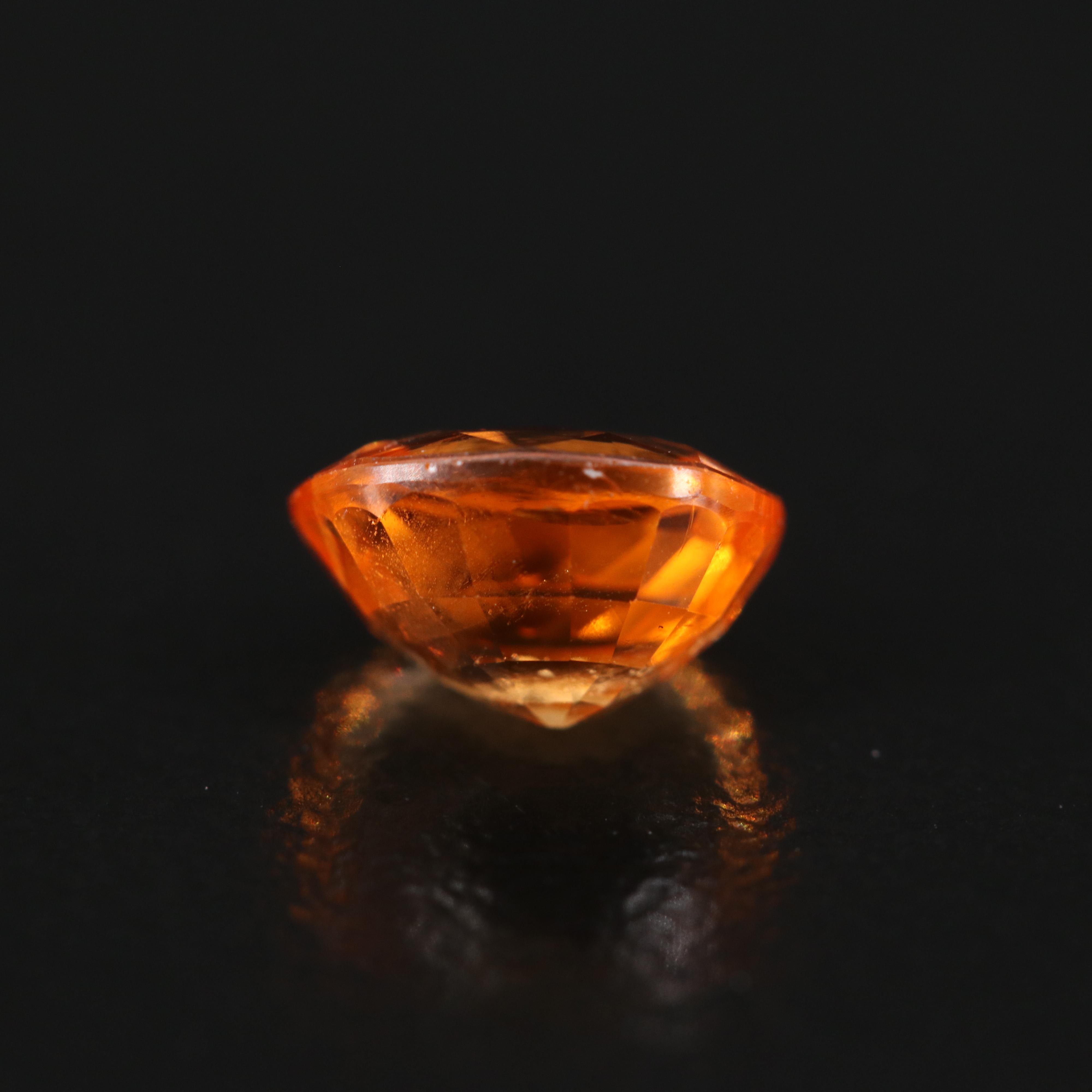 Loose 1.57 CT Oval Faceted Spessartine