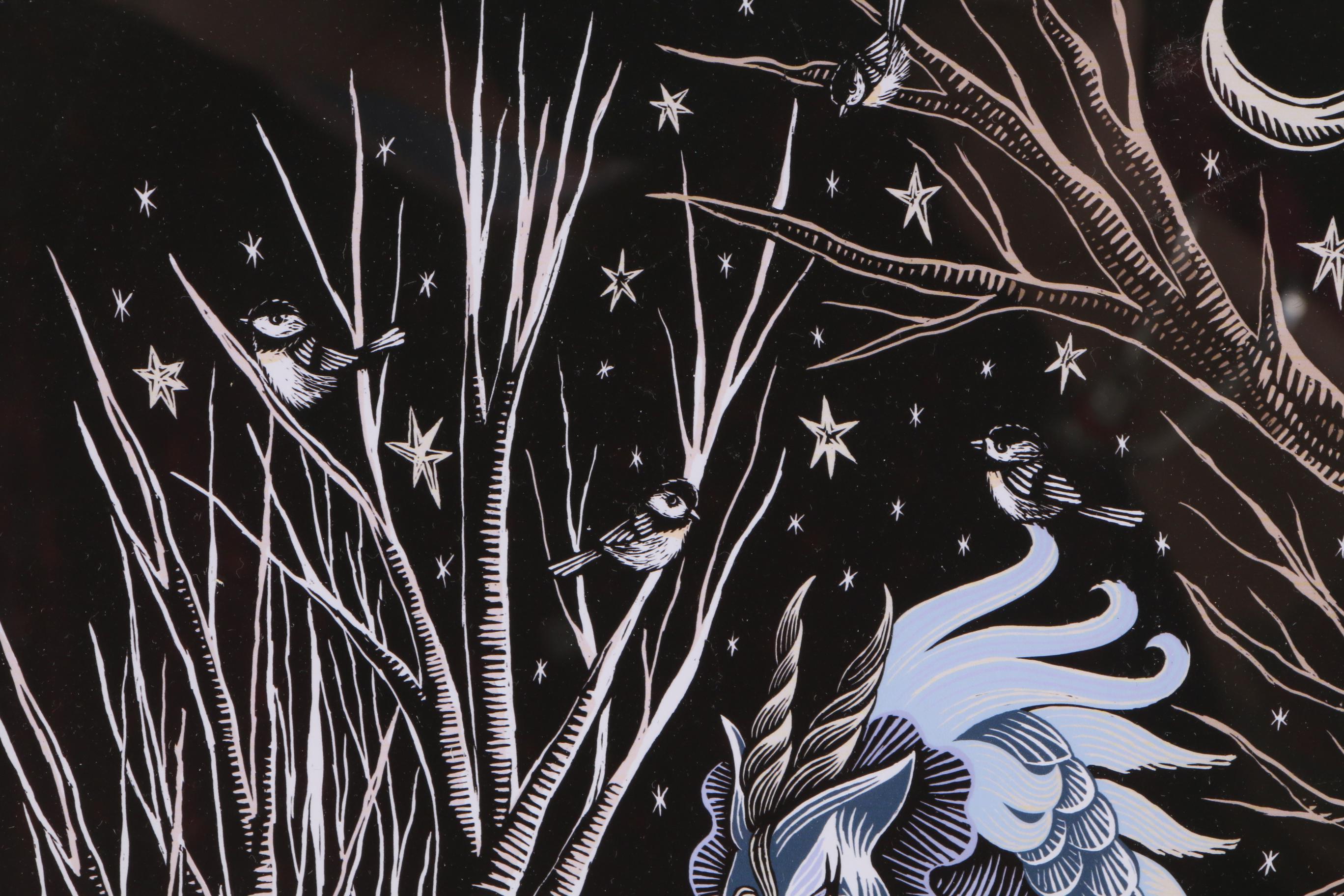 Evangelia Philippidis Giclée "Ms. Malecent's Tea Party," 2019