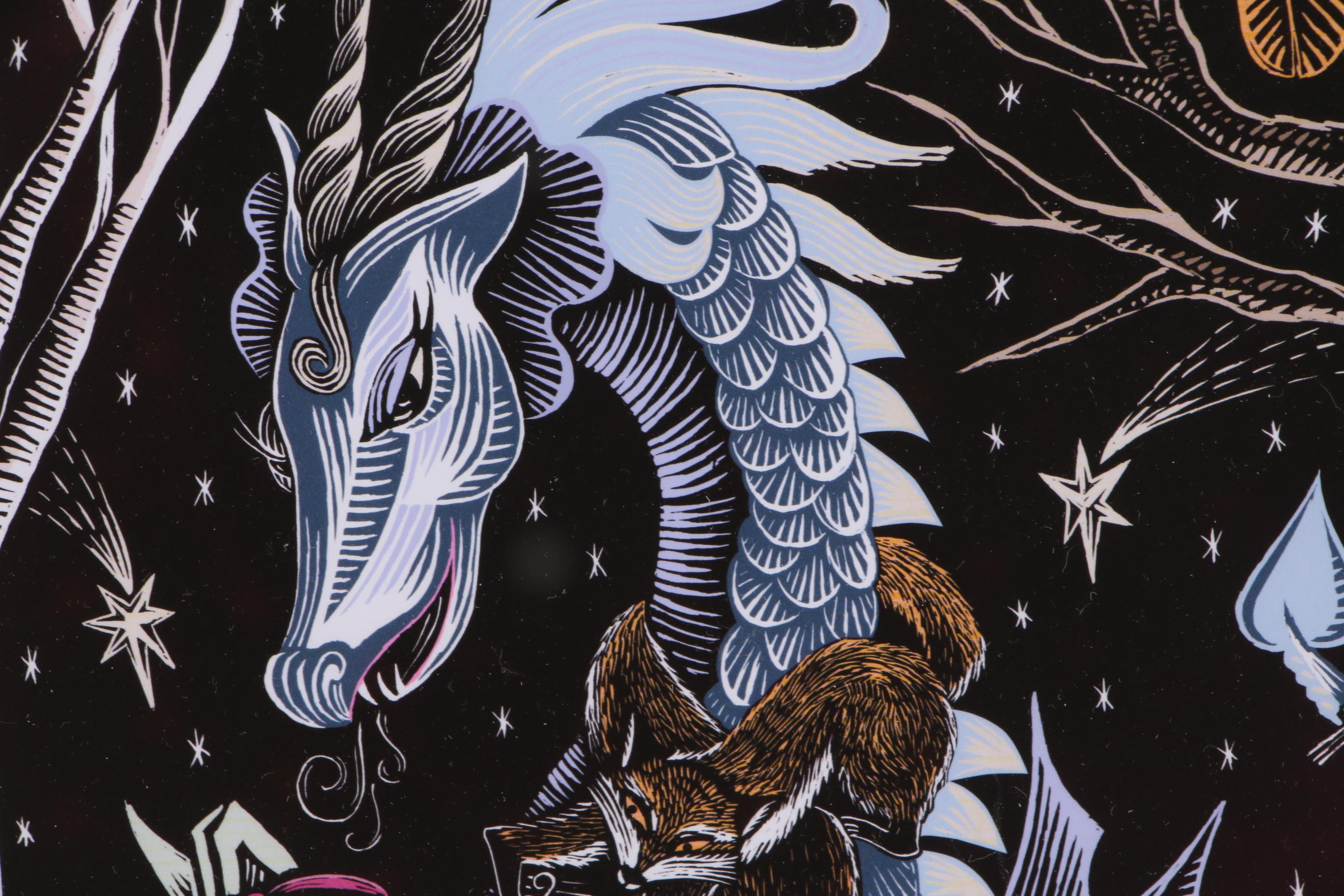 Evangelia Philippidis Giclée "Ms. Malecent's Tea Party," 2019