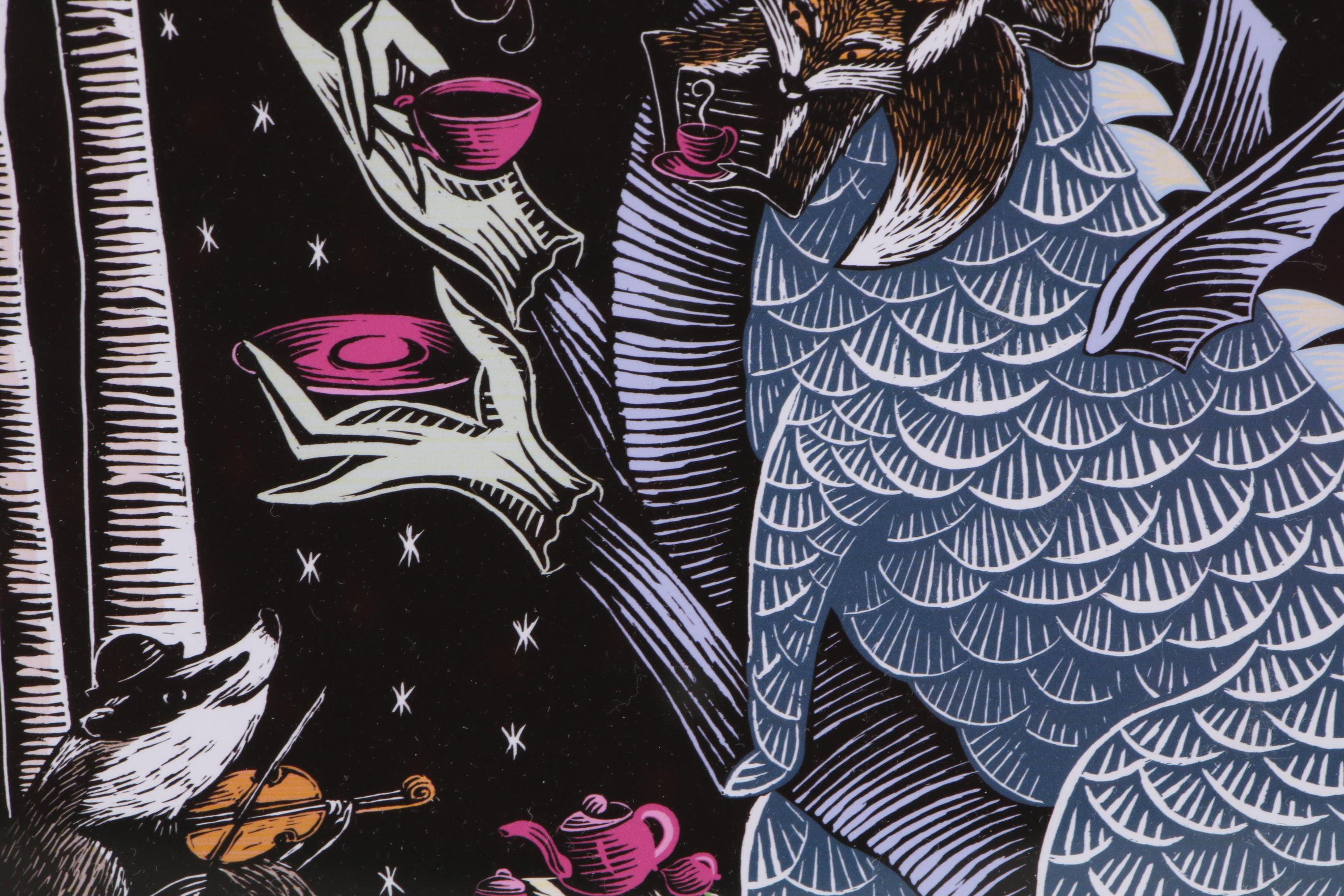 Evangelia Philippidis Giclée "Ms. Malecent's Tea Party," 2019