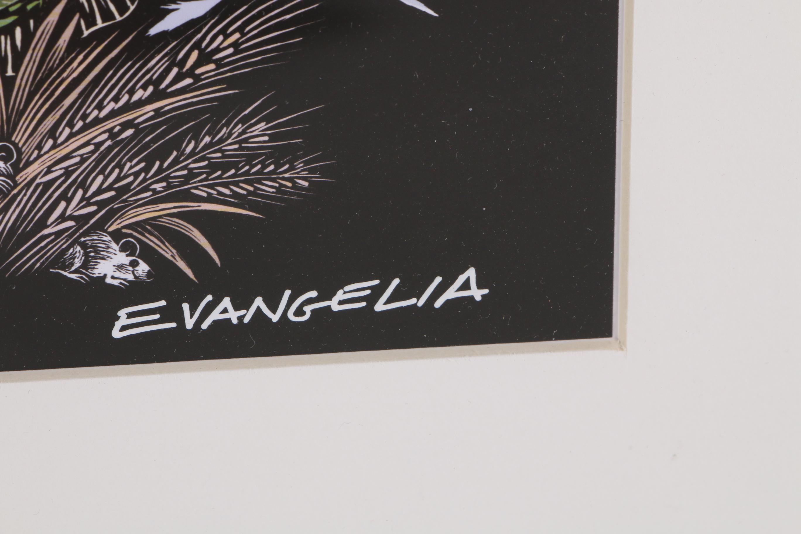 Evangelia Philippidis Giclée "Ms. Malecent's Tea Party," 2019