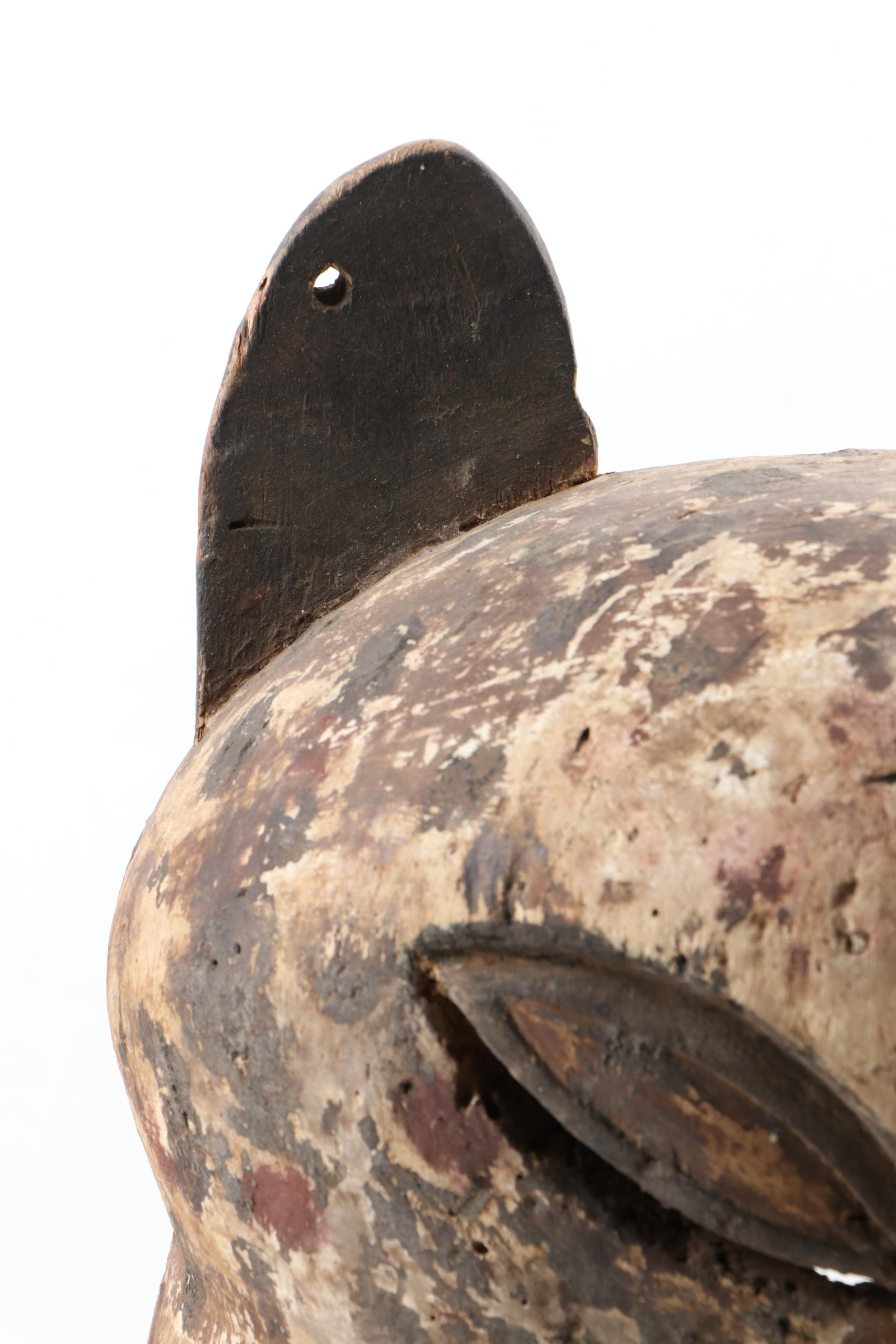 Central African Style Wood Leopard Mask