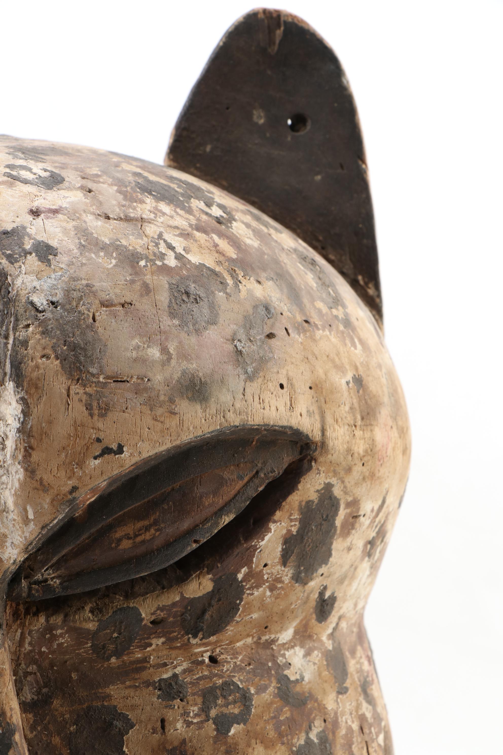 Central African Style Wood Leopard Mask