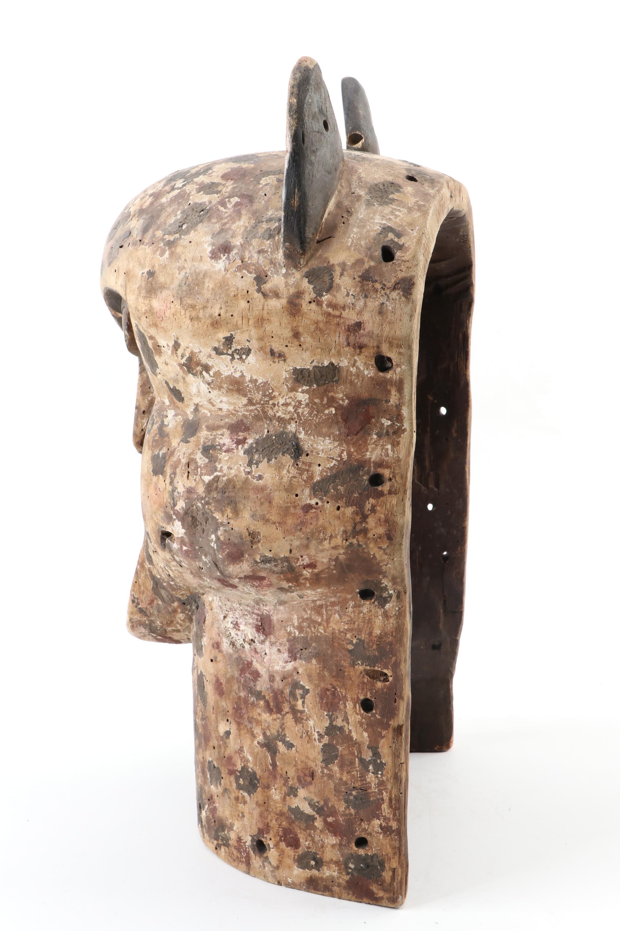 Central African Style Wood Leopard Mask