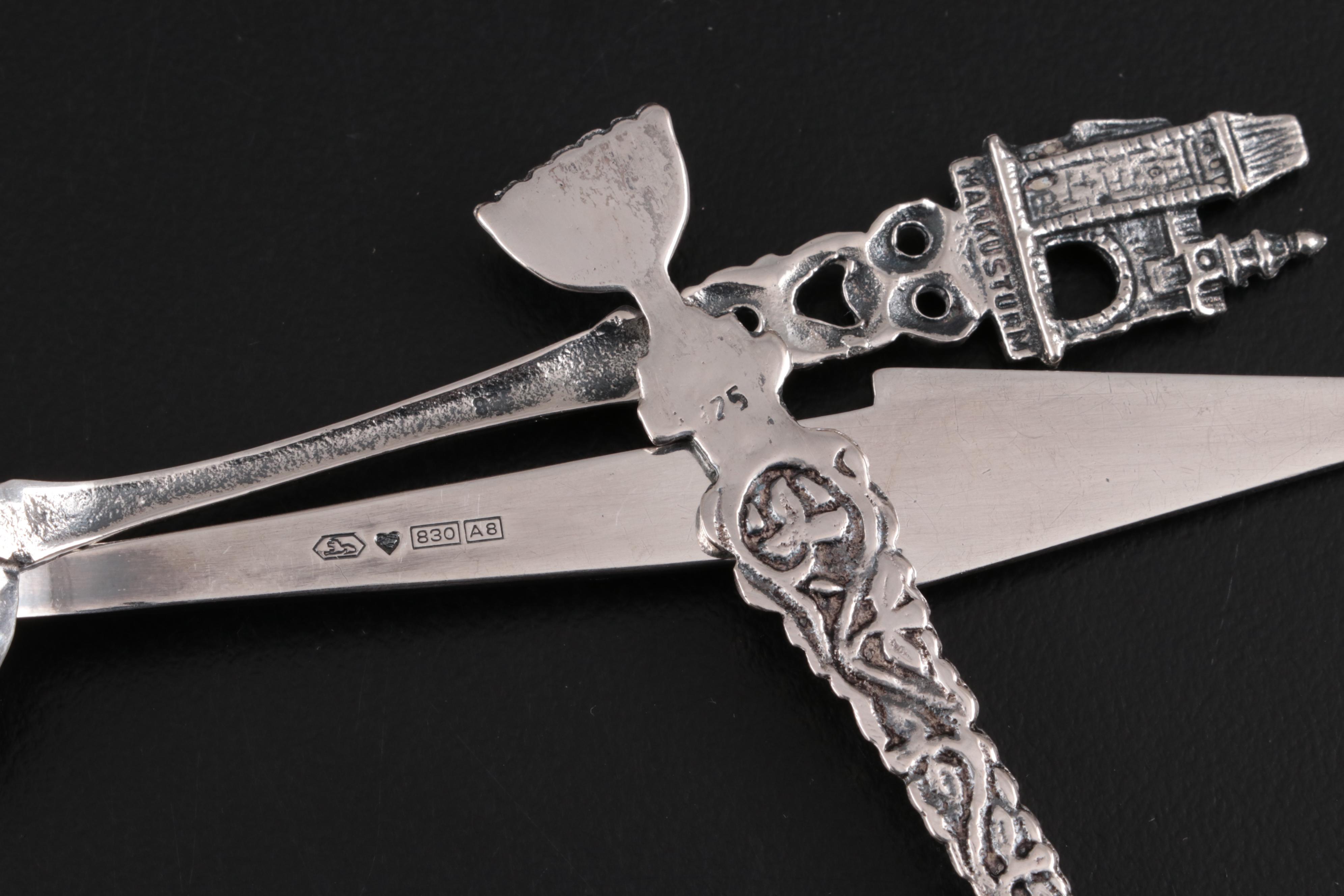Souvenir Spoons Including Italian 800 Silver, French Silver Plate, and Others