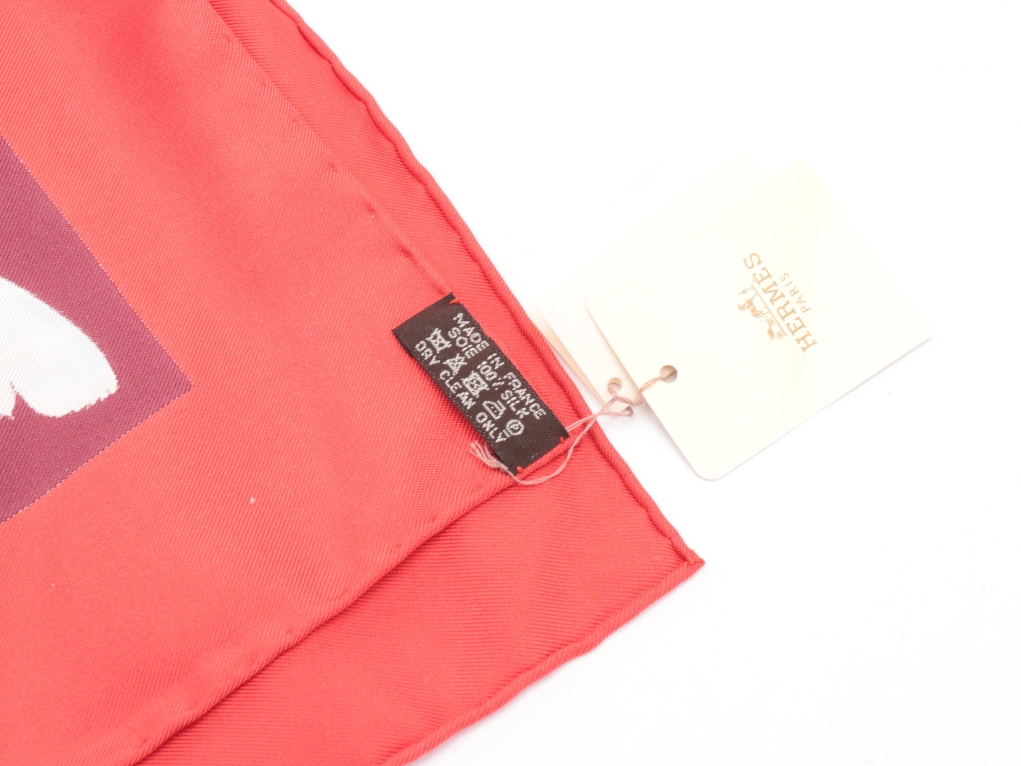 Hermès "Plumes II" Silk Twill Scarf