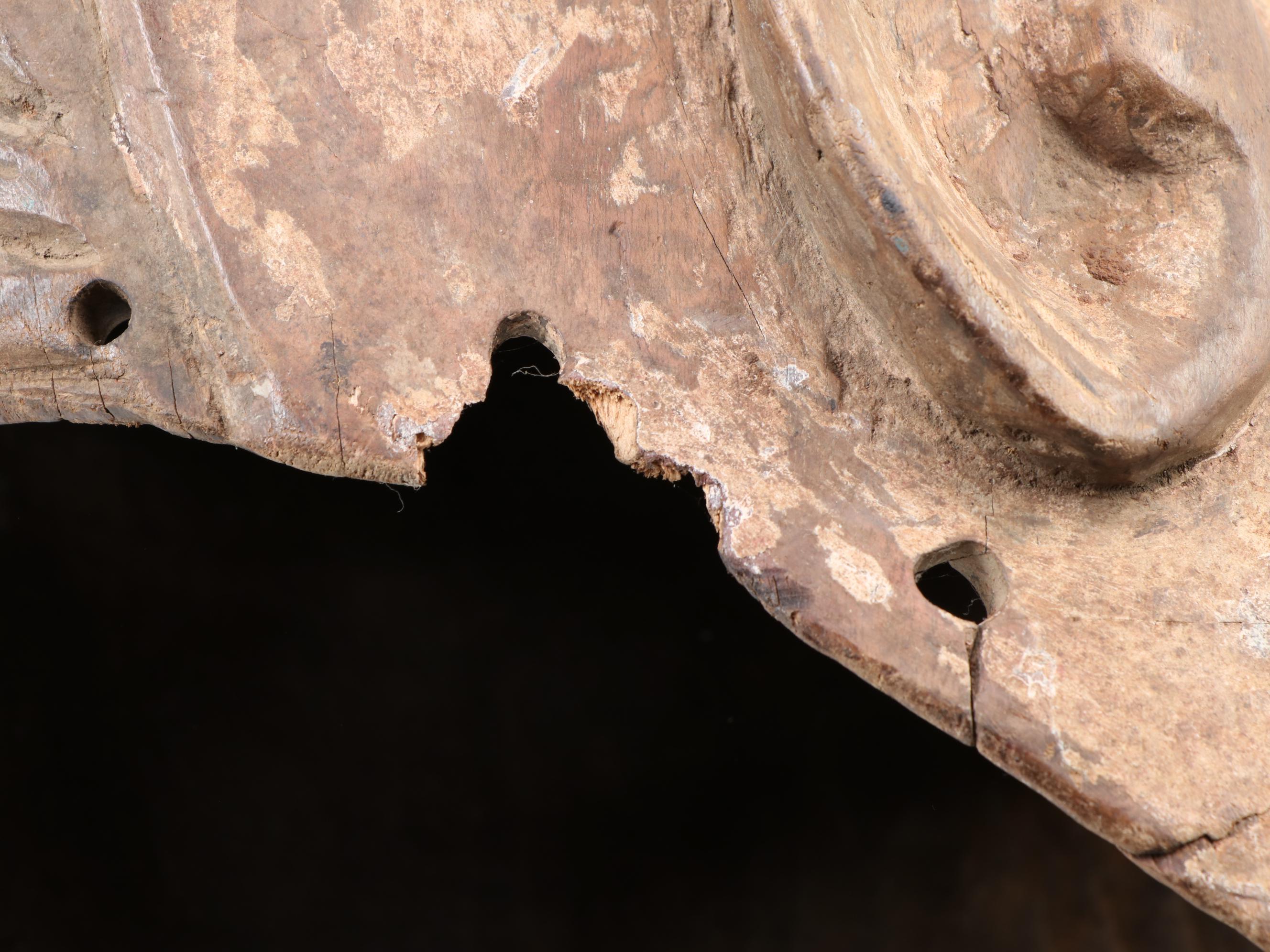 Igbo Style Carved Wood Helmet Mask, West Africa