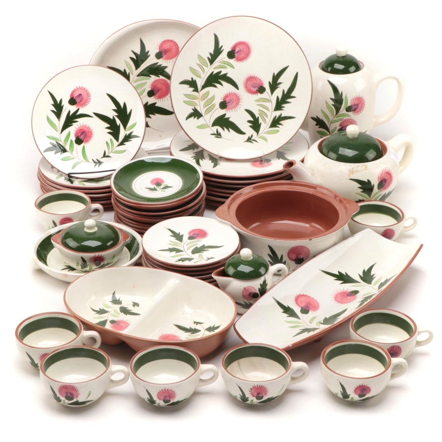 Stangl Pottery "Thistle" Ceramic Dinnerware and Serveware, 1951–1978