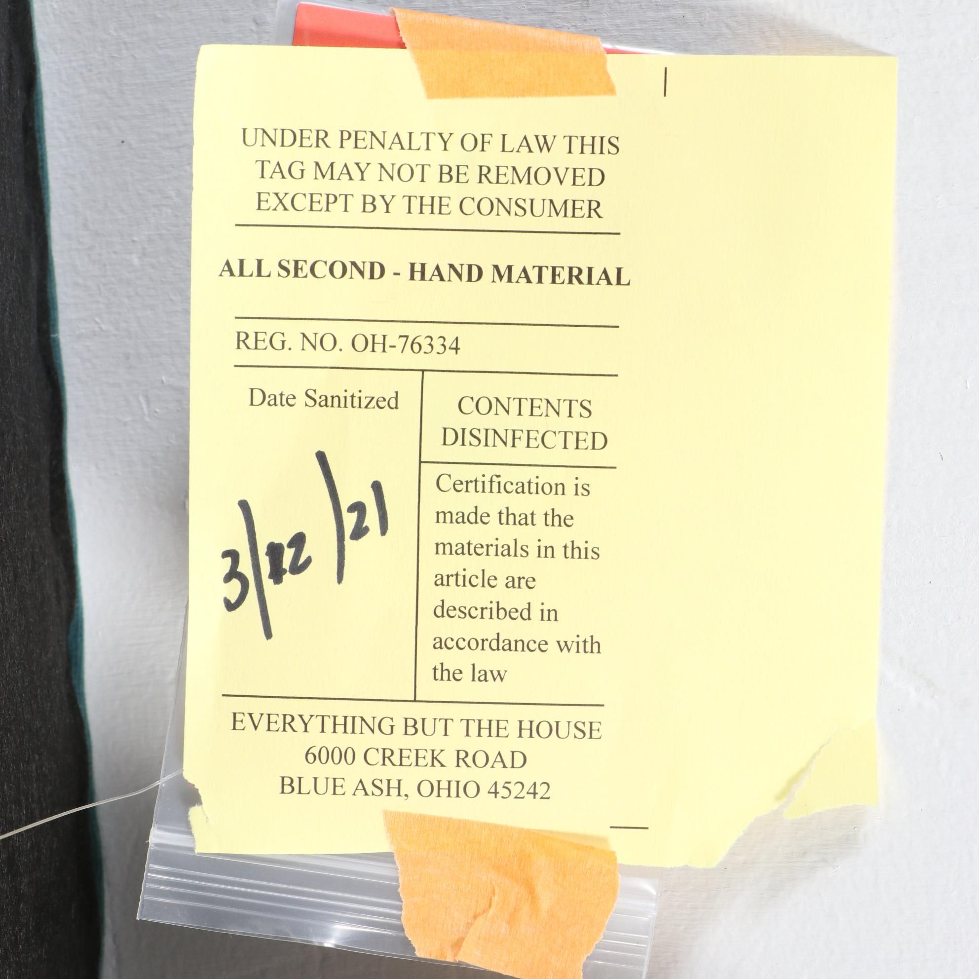 Article "Sven" Mid Century Modern Style Velvet Upholstered Ottoman