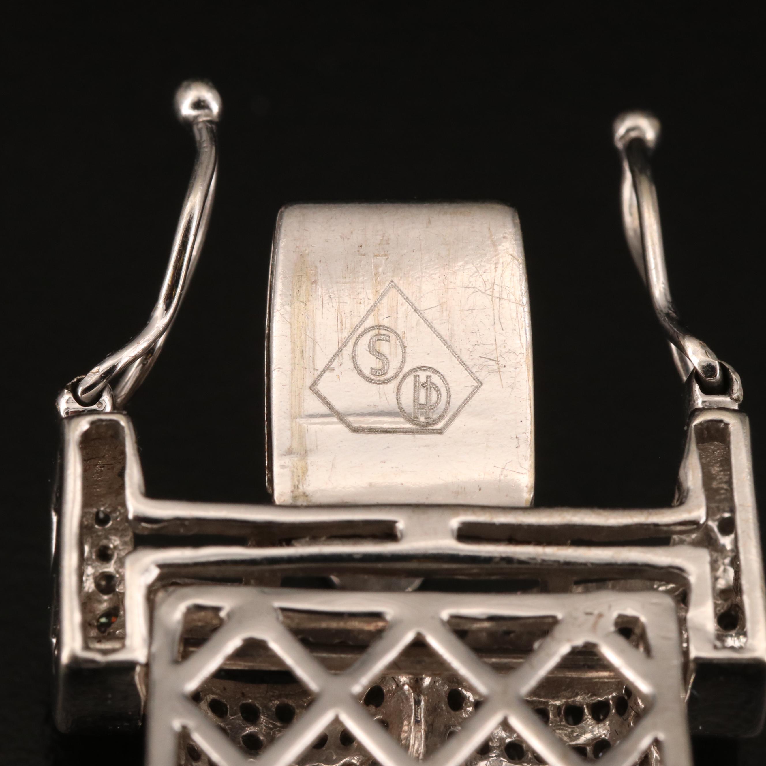 9K 11.50 CTW Diamond Panel Bracelet