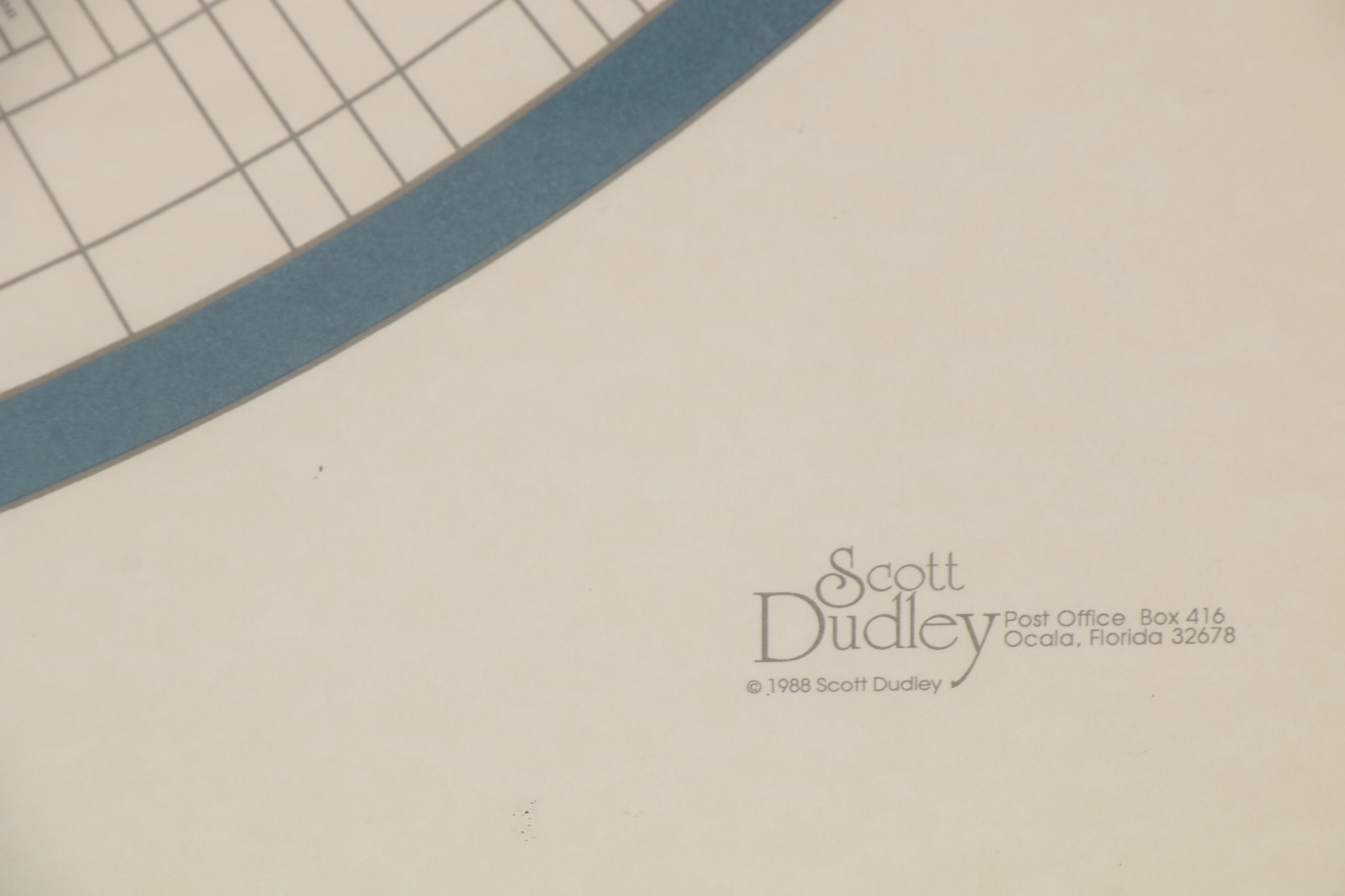 "Prominent Sire Lines in America II" Poster, 1988