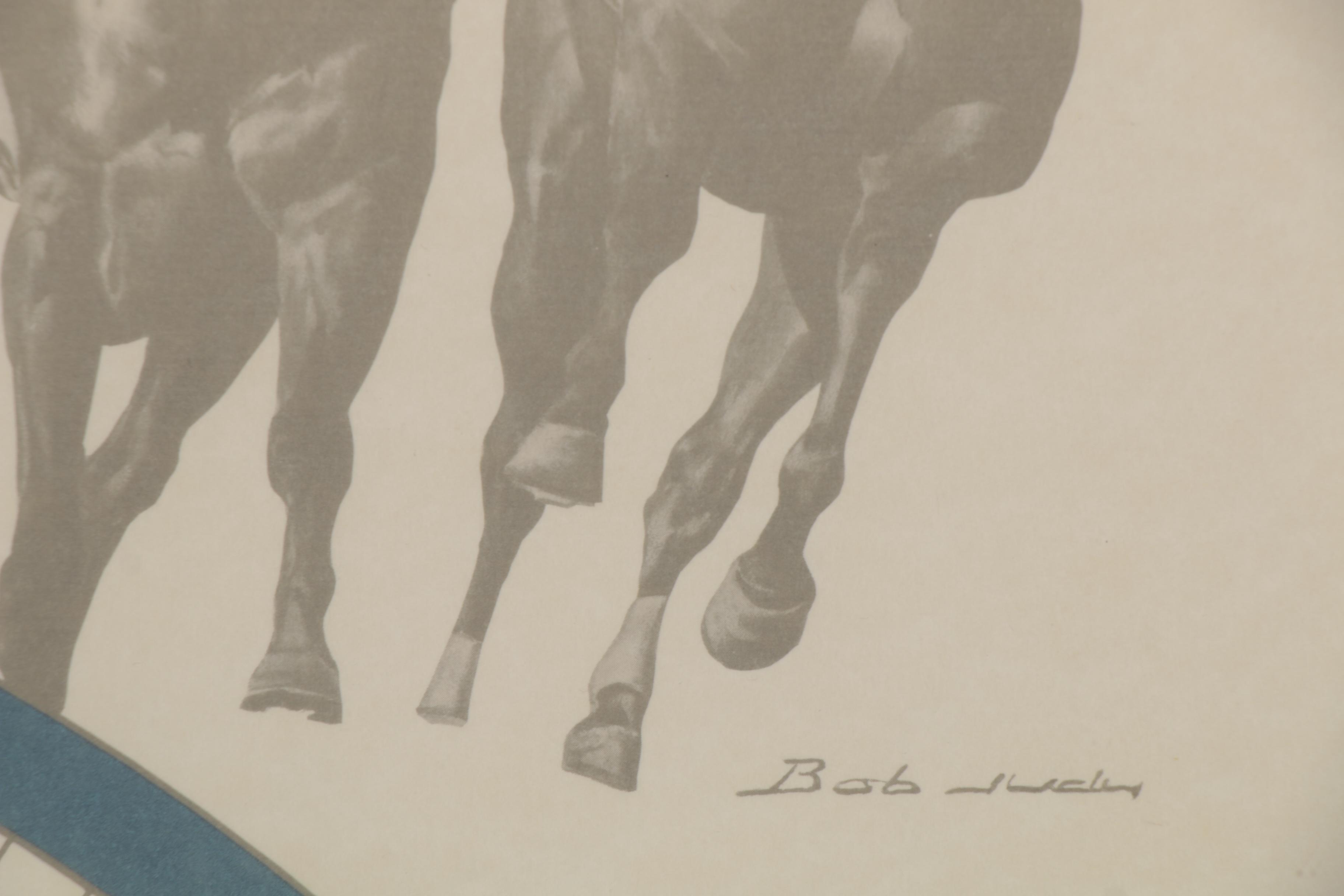 "Prominent Sire Lines in America II" Poster, 1988