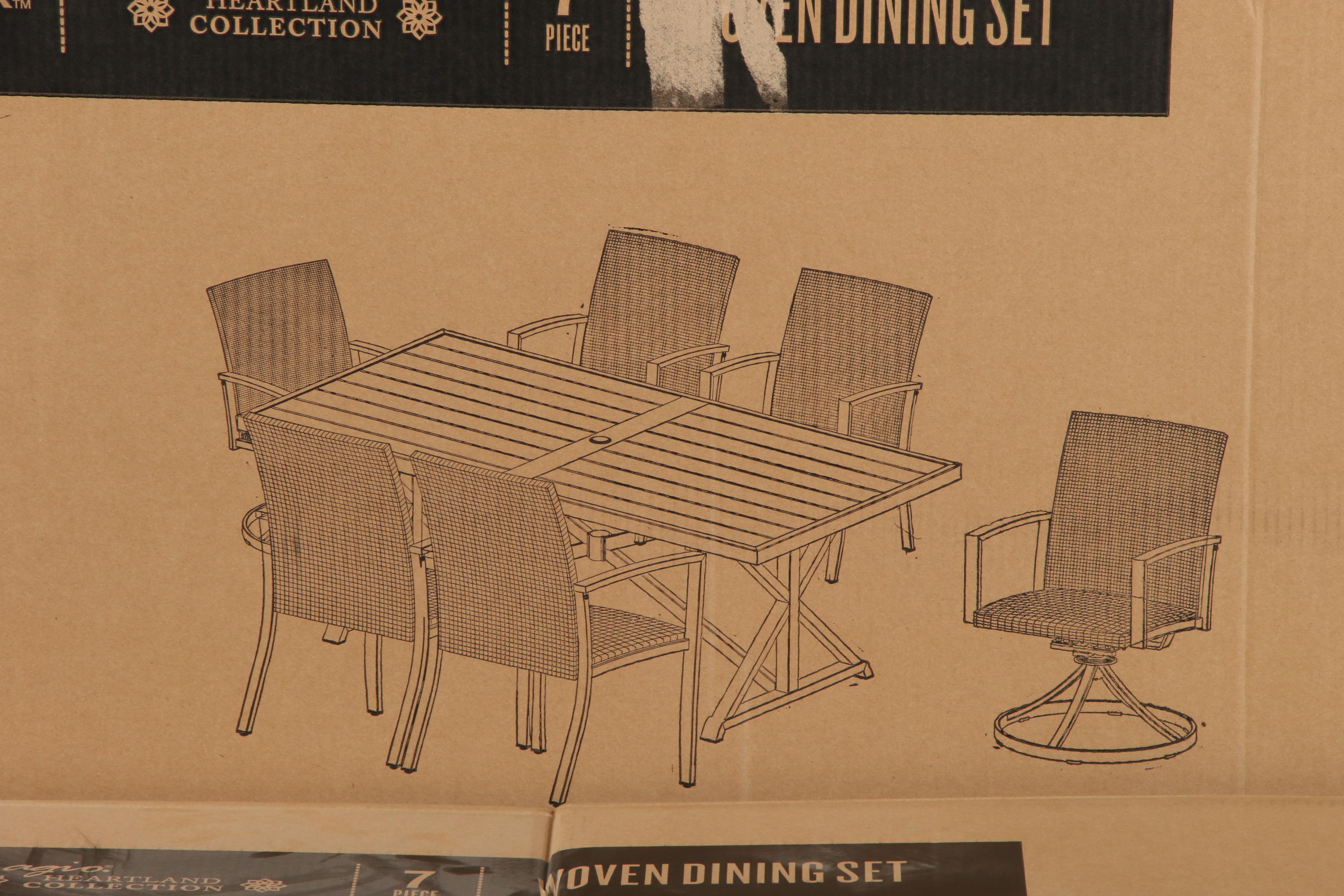 Member's Mark Contemporary "Agio Heartland Collection" 7-Piece Dining Set