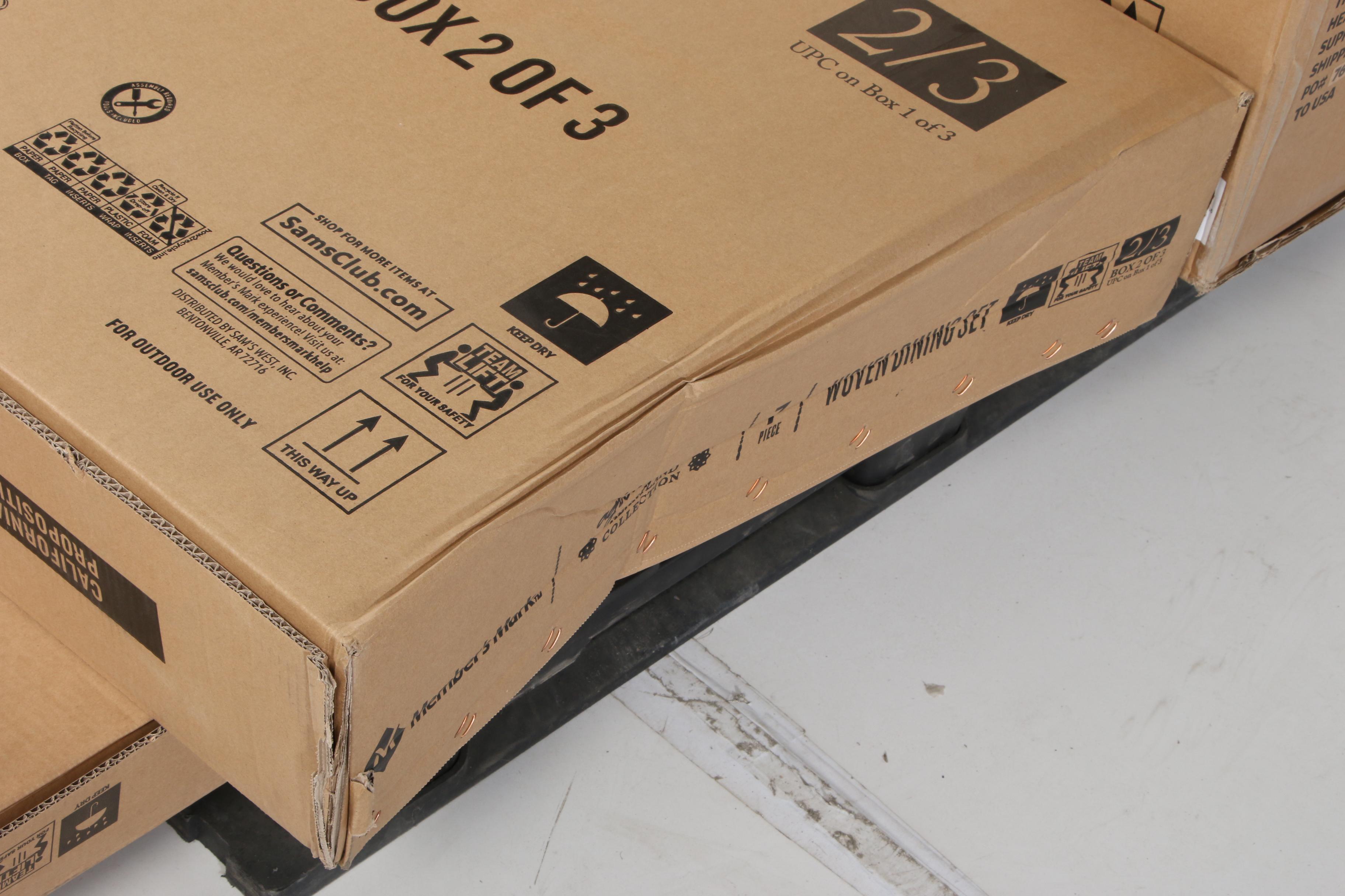 Member's Mark Contemporary "Agio Heartland Collection" 7-Piece Dining Set