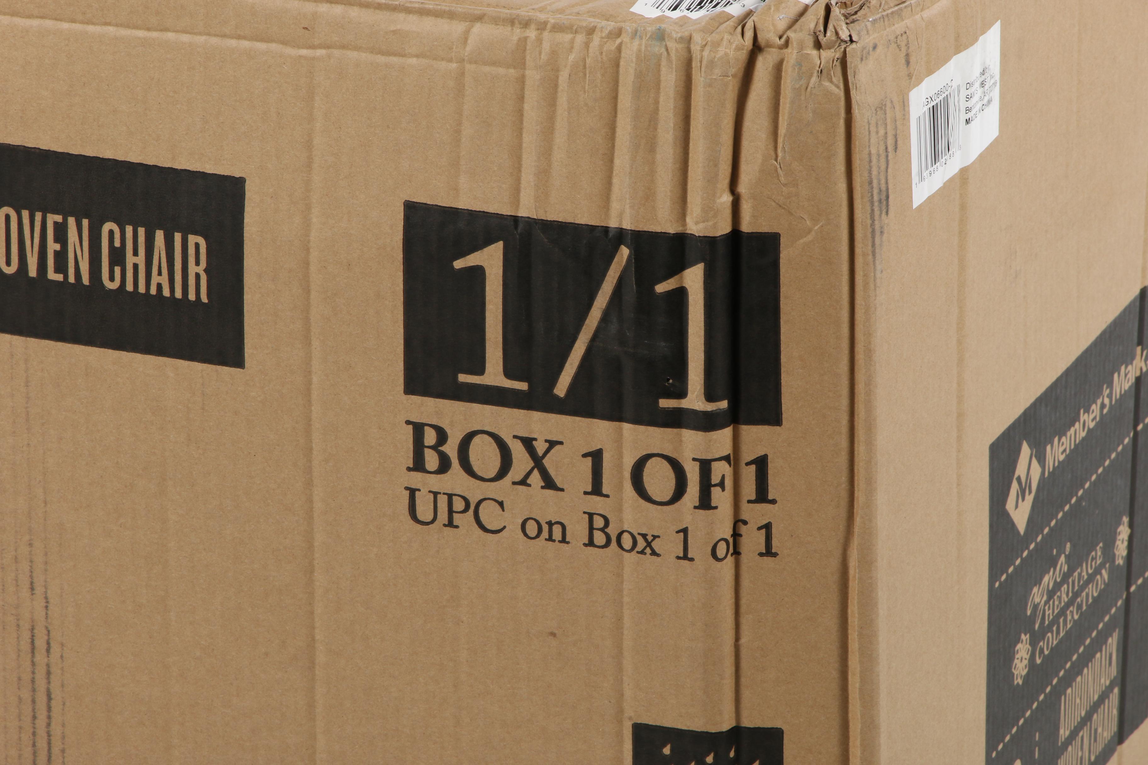 Member's Mark "Agio Heritage Collection" Woven Adirondack Chairs