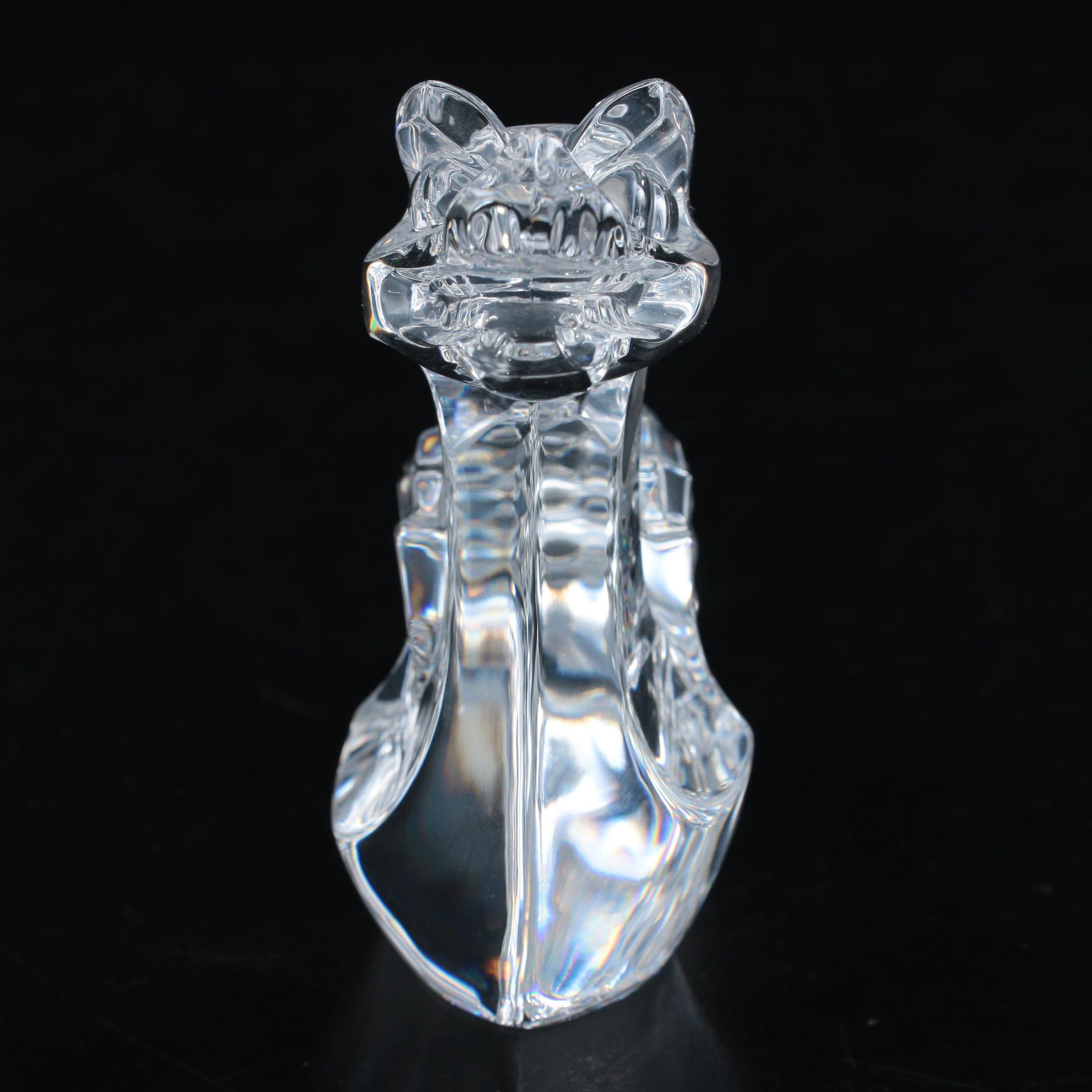 Baccarat Crystal Dragon Figurine