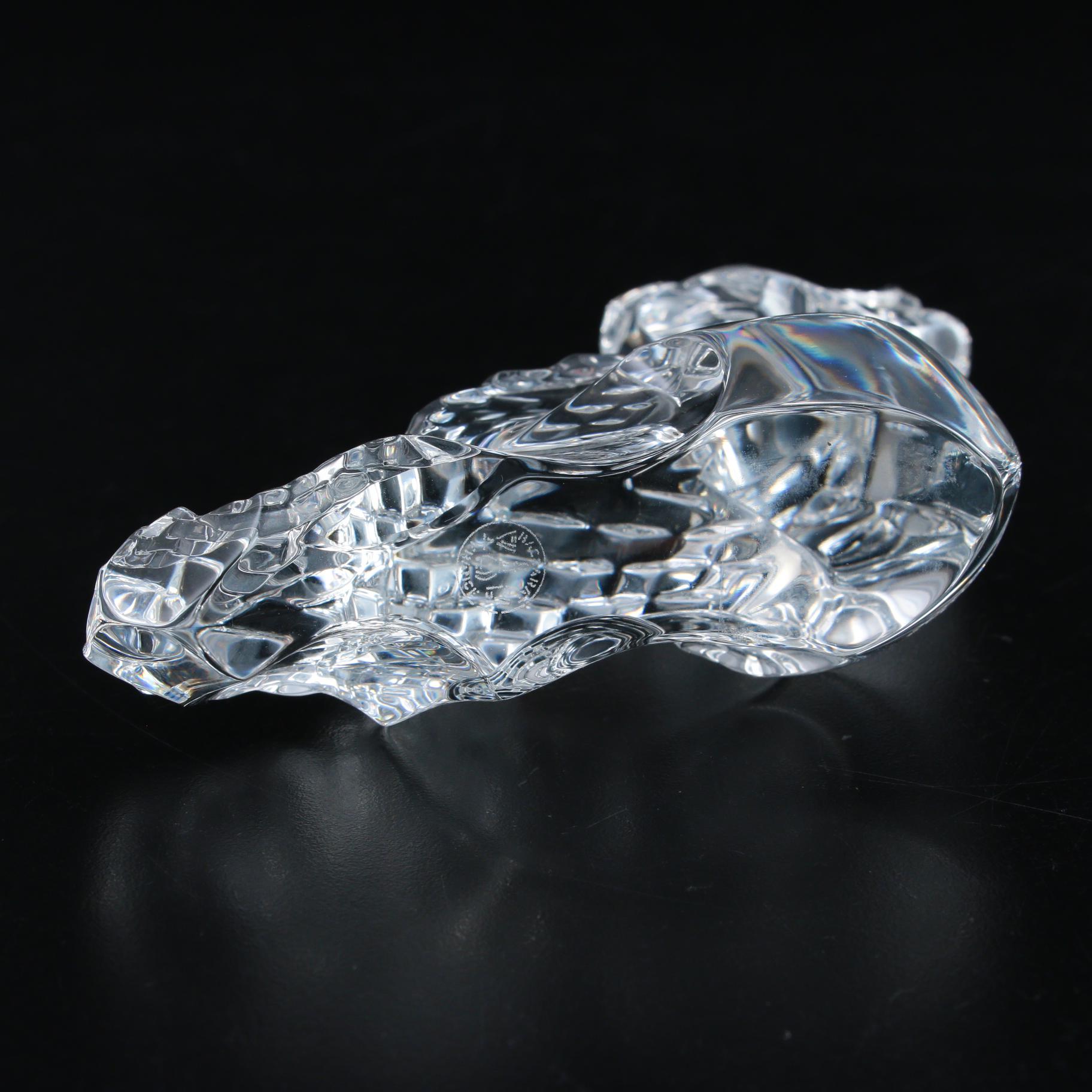 Baccarat Crystal Dragon Figurine