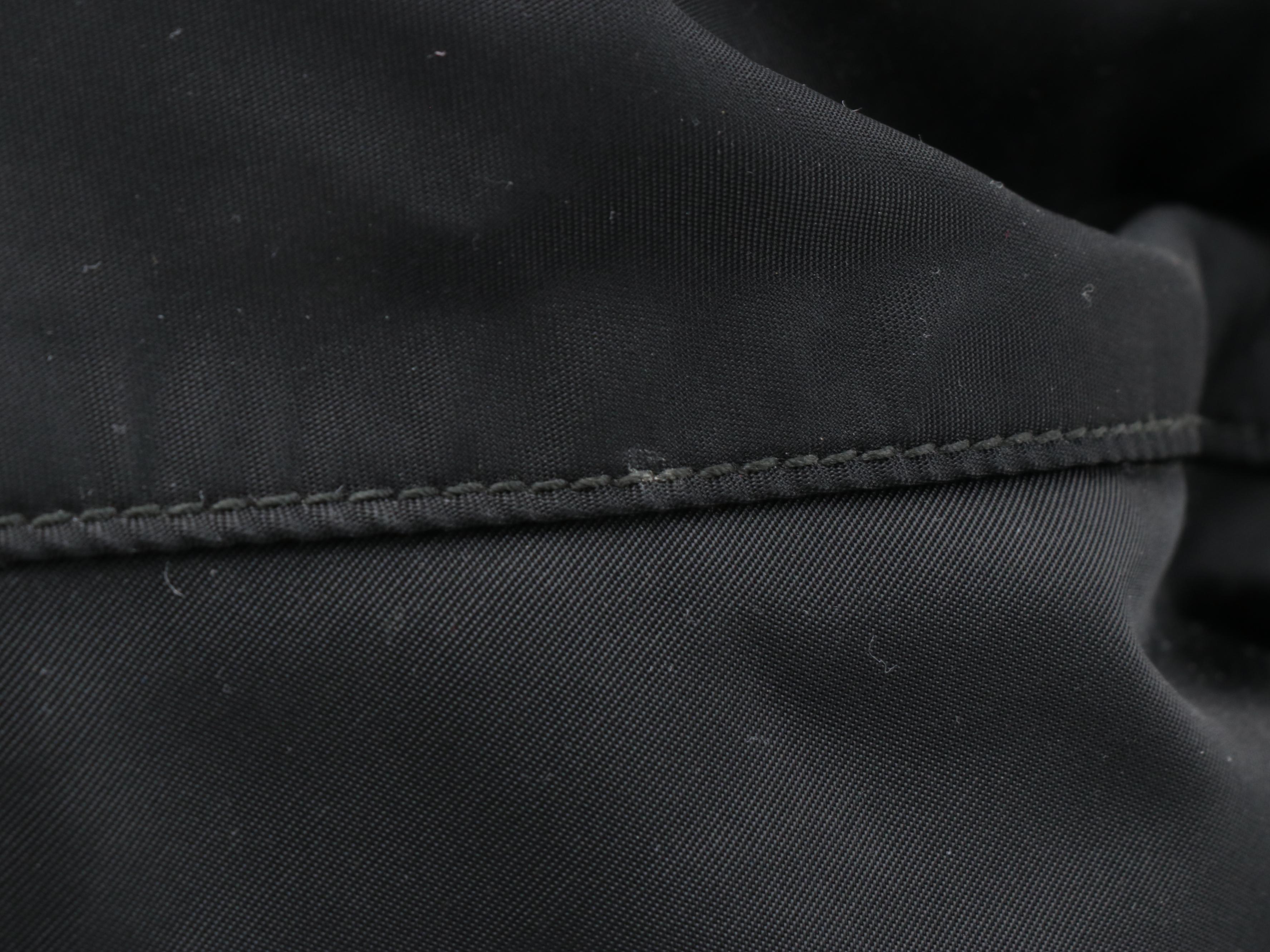 Prada Bauletto Bow Two-Way Bag BN1845 in Tessuto Nylon with Leather Trim