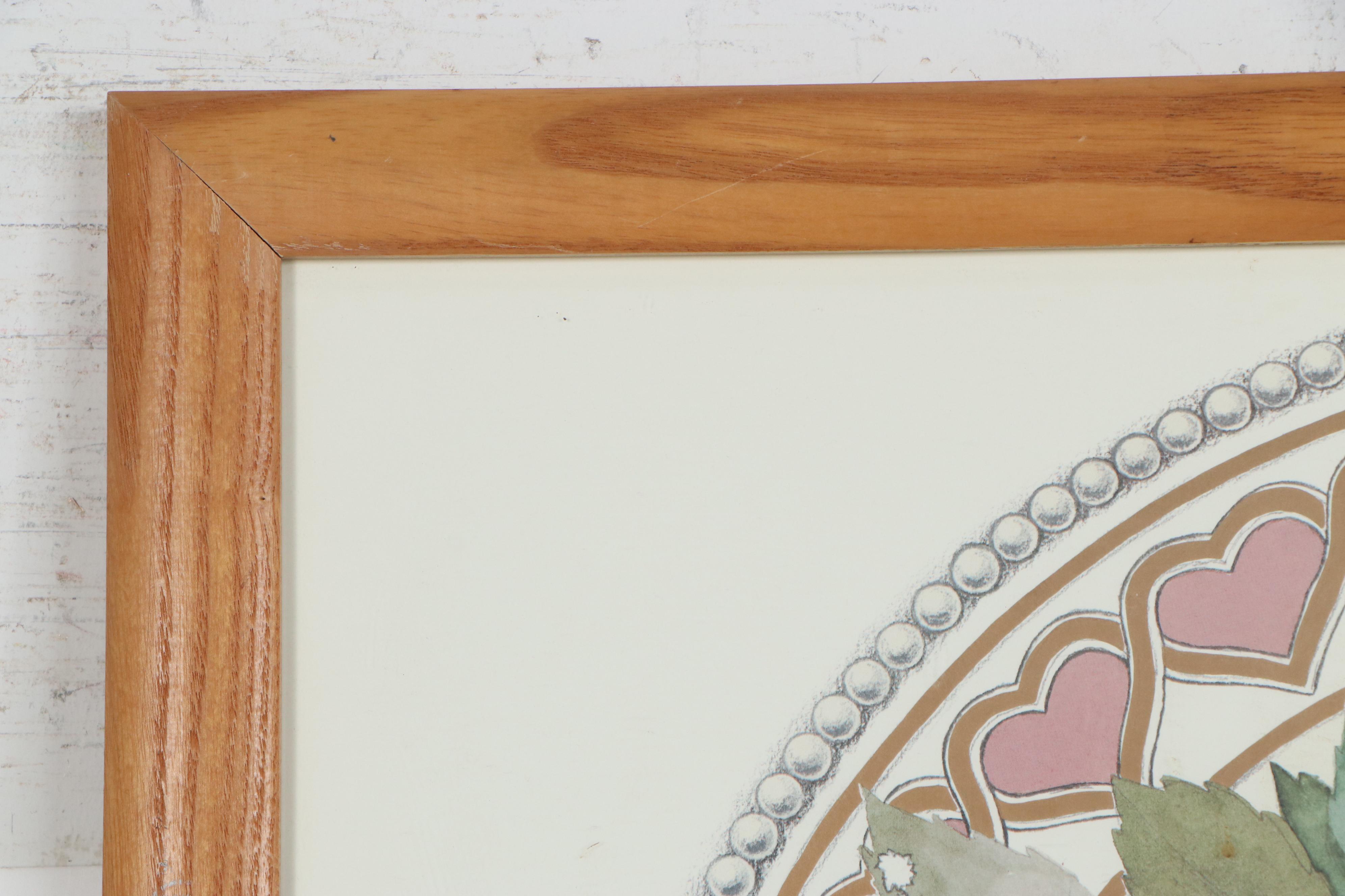 Offset Lithograph after Mousie "Mardi Gras Valentine," 21st Century