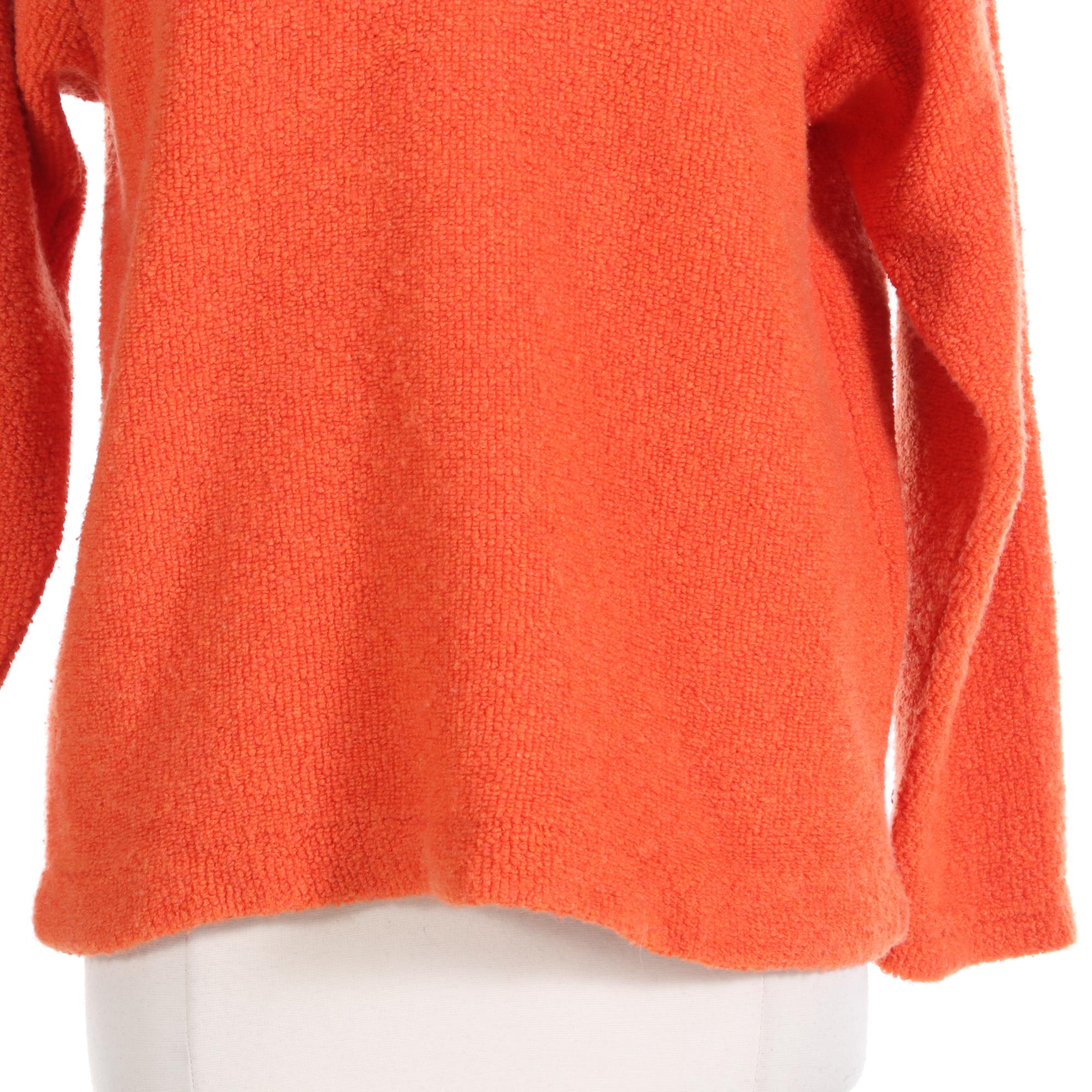 Johnston's of Elgin Cashmere Loop Knit Henley Sweater, Made in Scotland