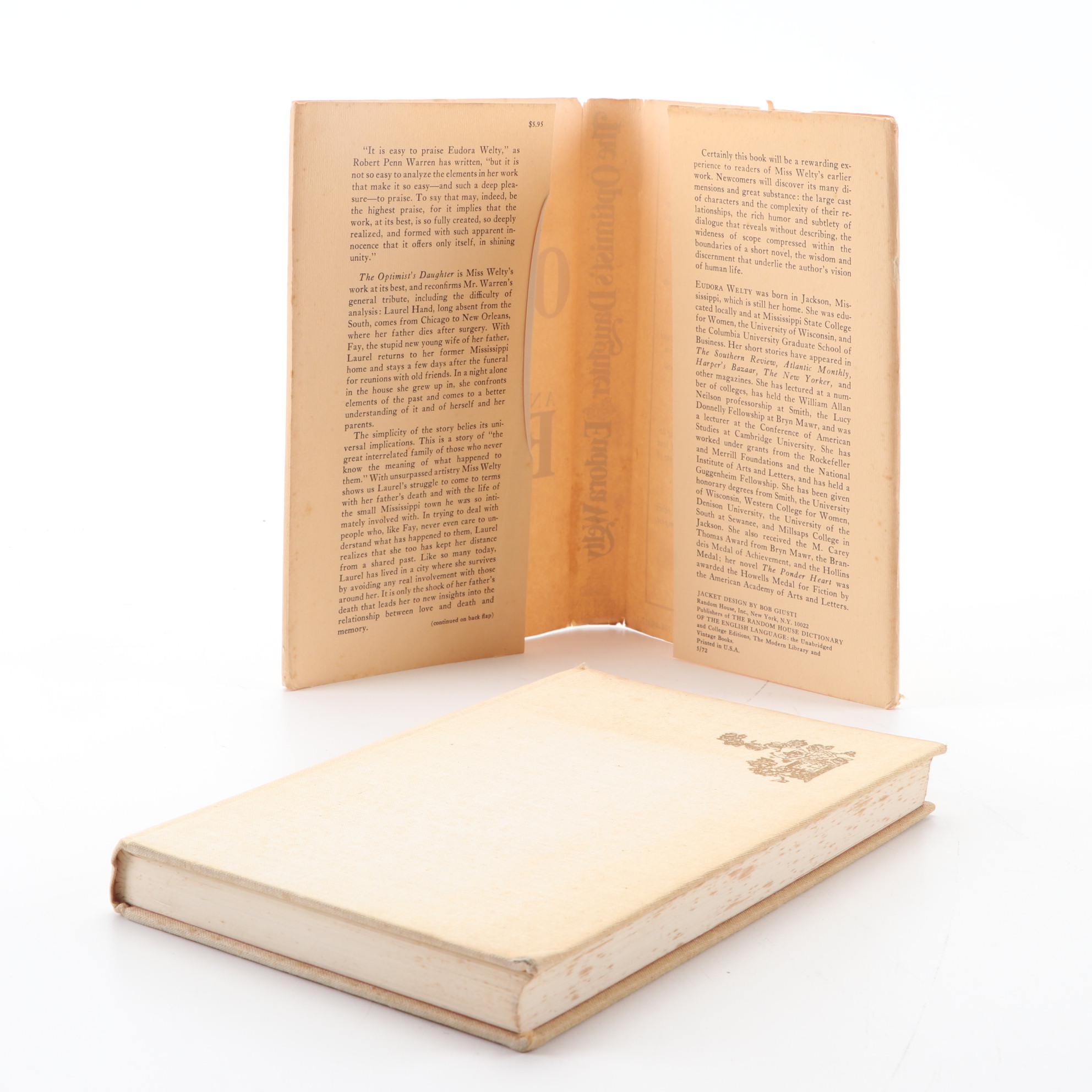 First Edition "The Optimist's Daughter" by Eudora Welty, 1972