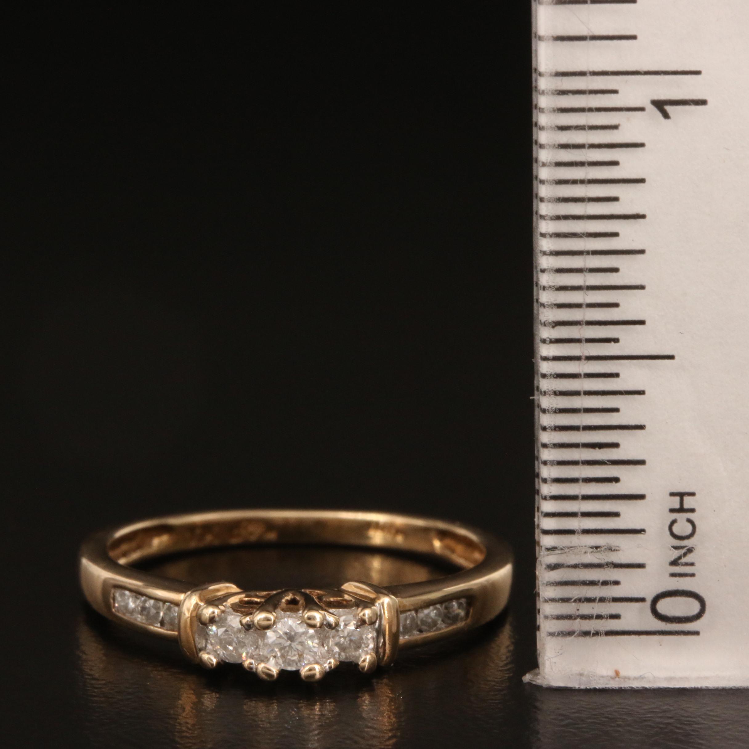 10K Diamond Ring