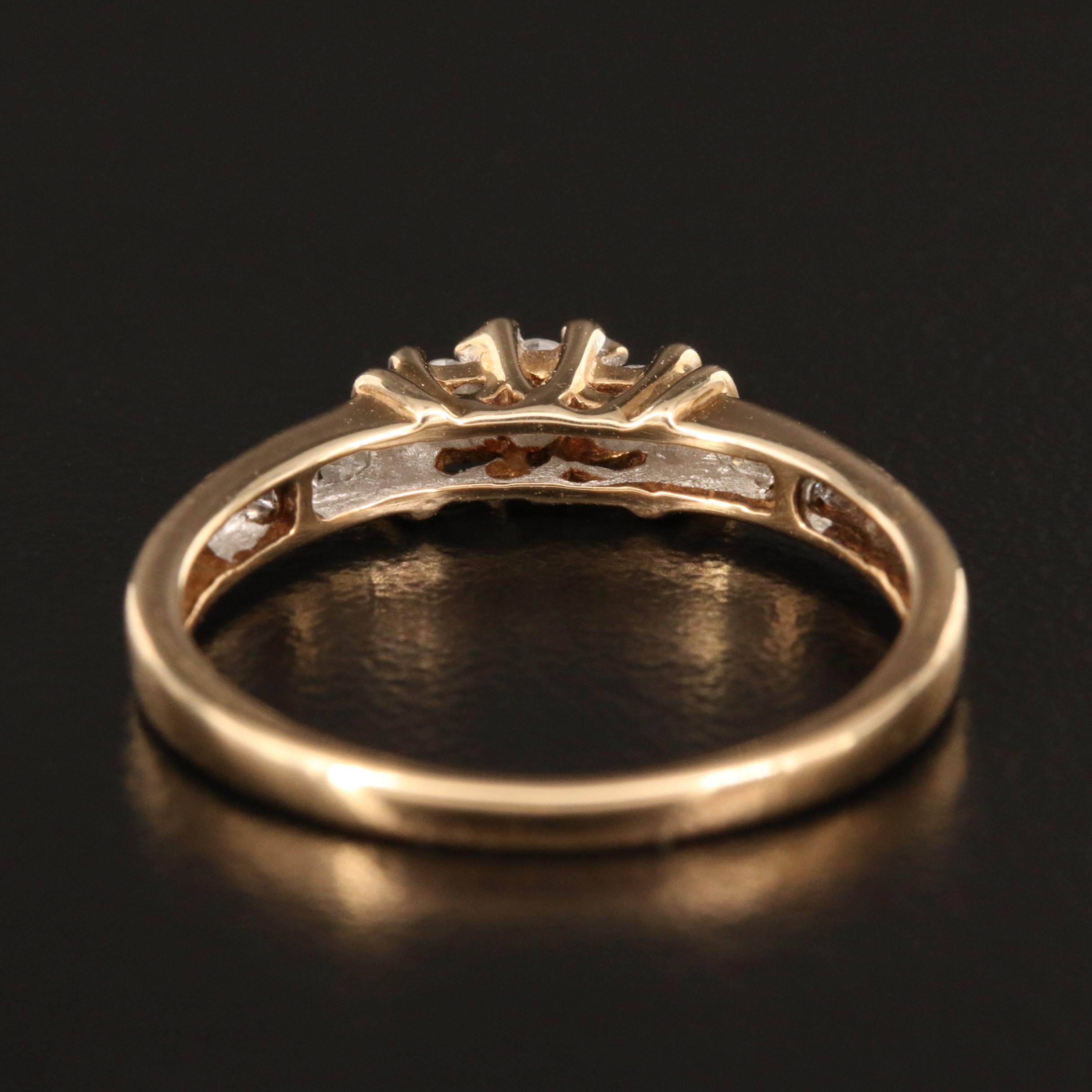 10K Diamond Ring