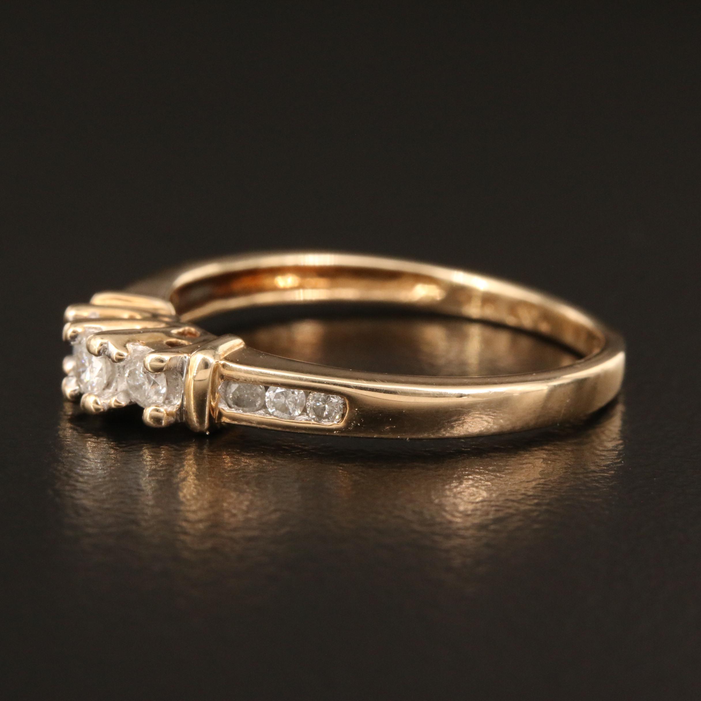 10K Diamond Ring