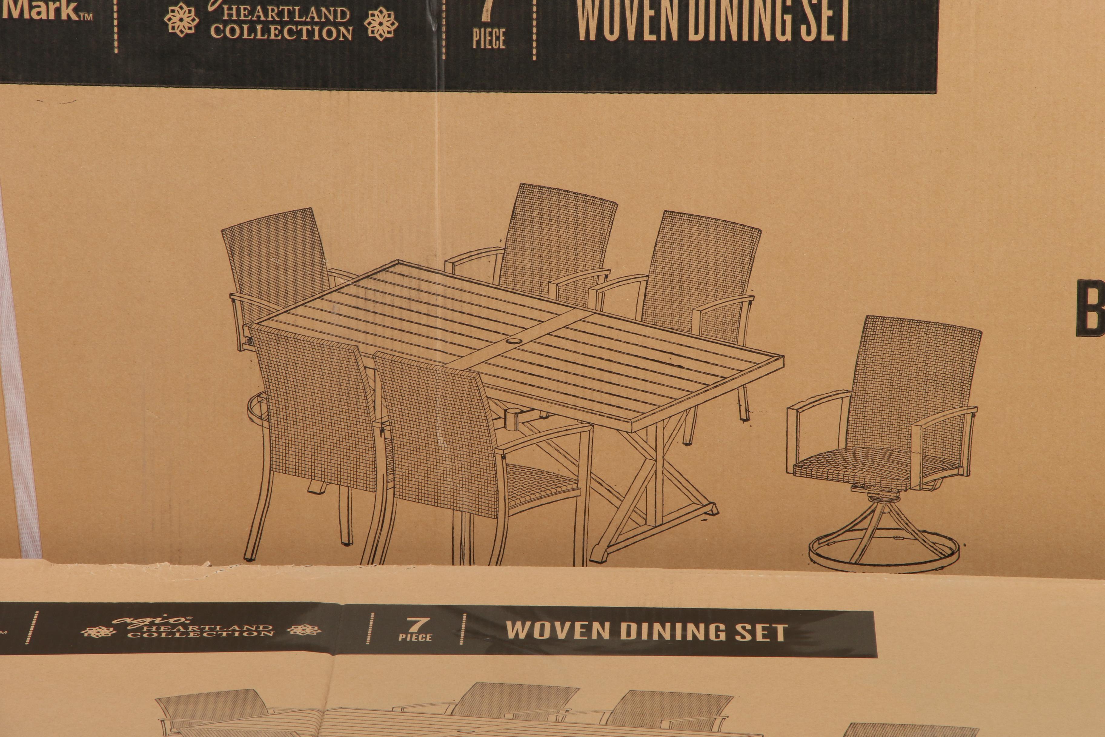 Member's Mark Contemporary "Agio Heartland Collection" 7-Piece Dining Set