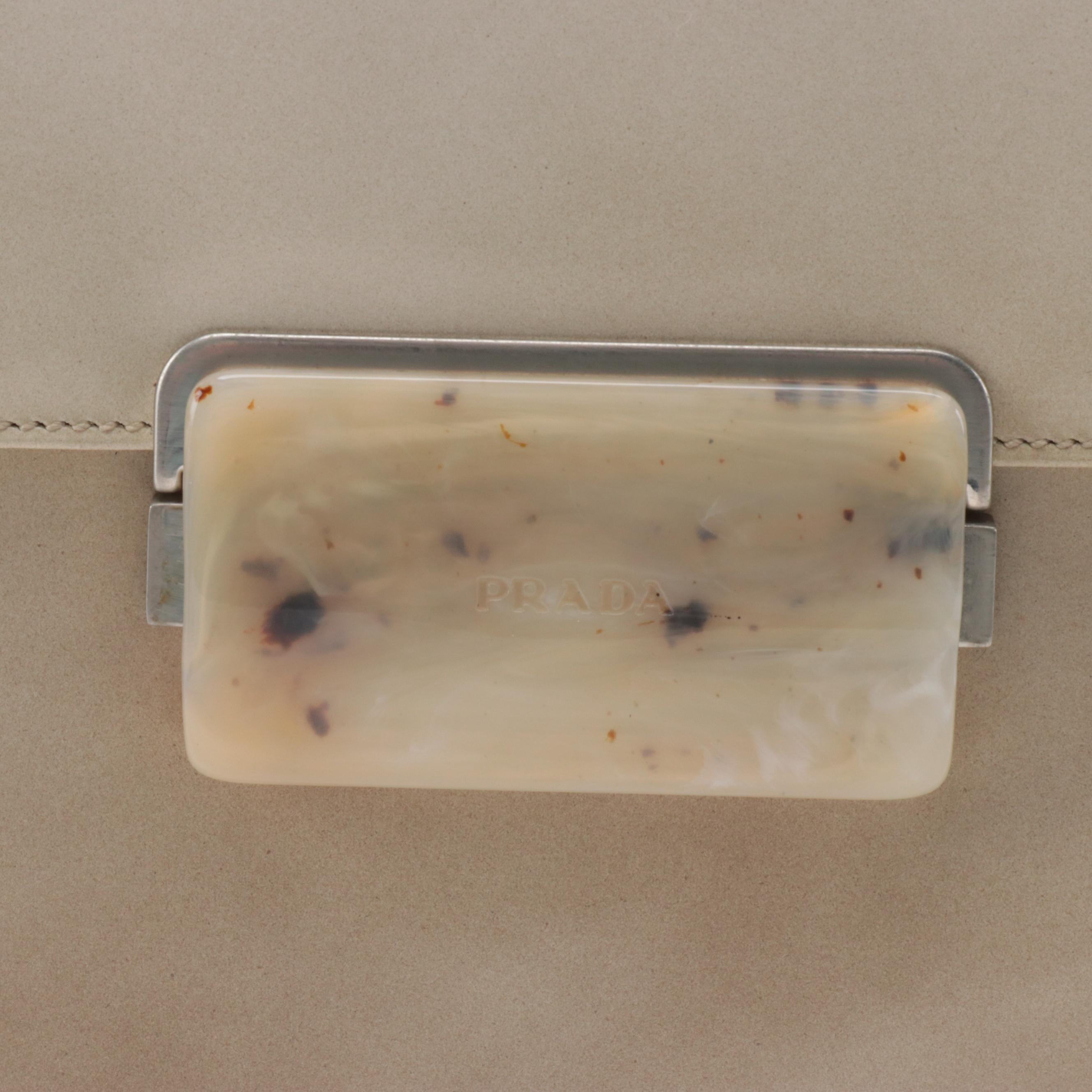 Prada Ombré Patent Leather Top Handle Bag