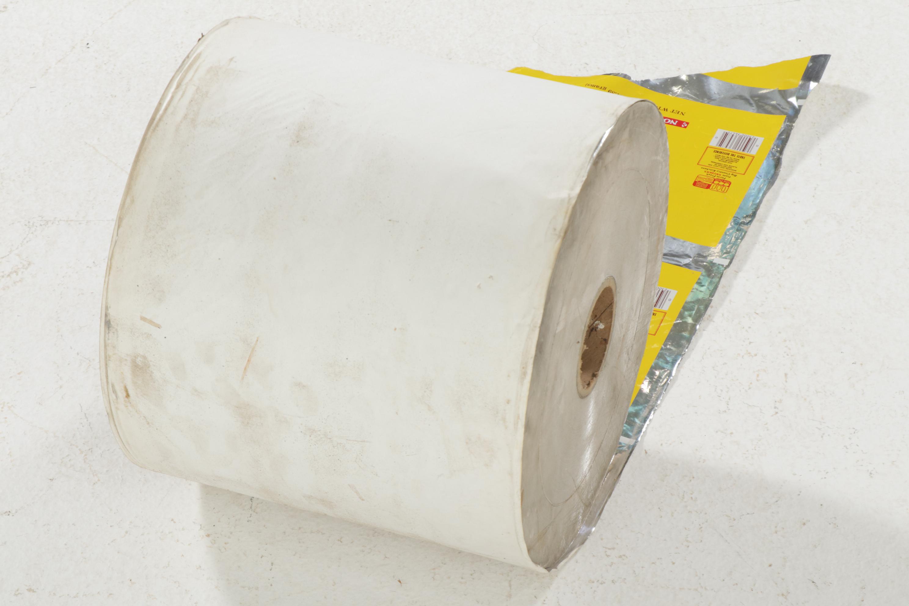 Snyder's "100% Natural Potato Chips" Printed Packaging Film Roll, 1977