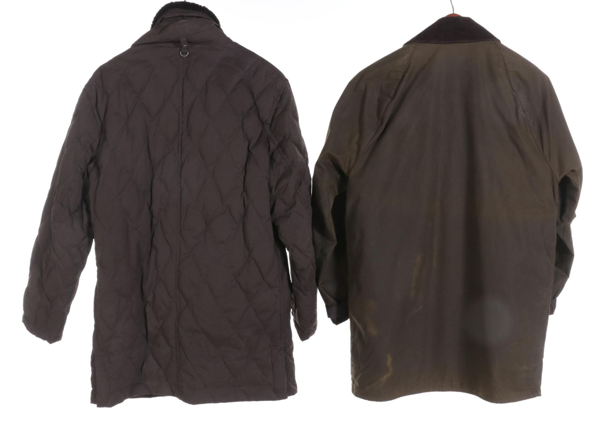 Barbour and Allegri Men's Jackets Featuring Goose Down and Waxed Cotton
