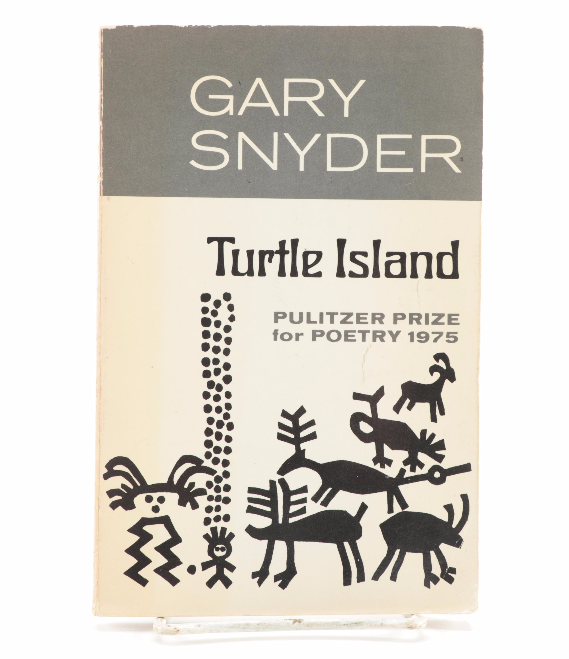 Signed "Turtle Island" by Gary Snyder with "Kaddish" by Allen Ginsberg
