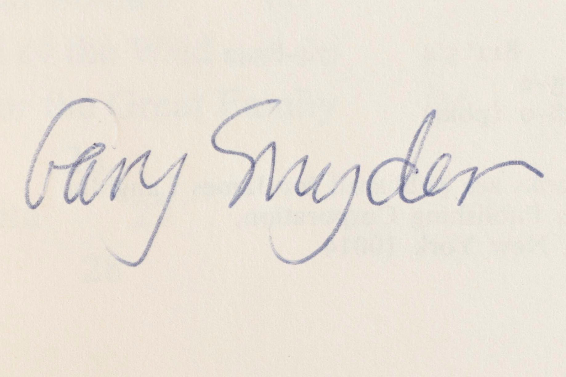 Signed "Turtle Island" by Gary Snyder with "Kaddish" by Allen Ginsberg