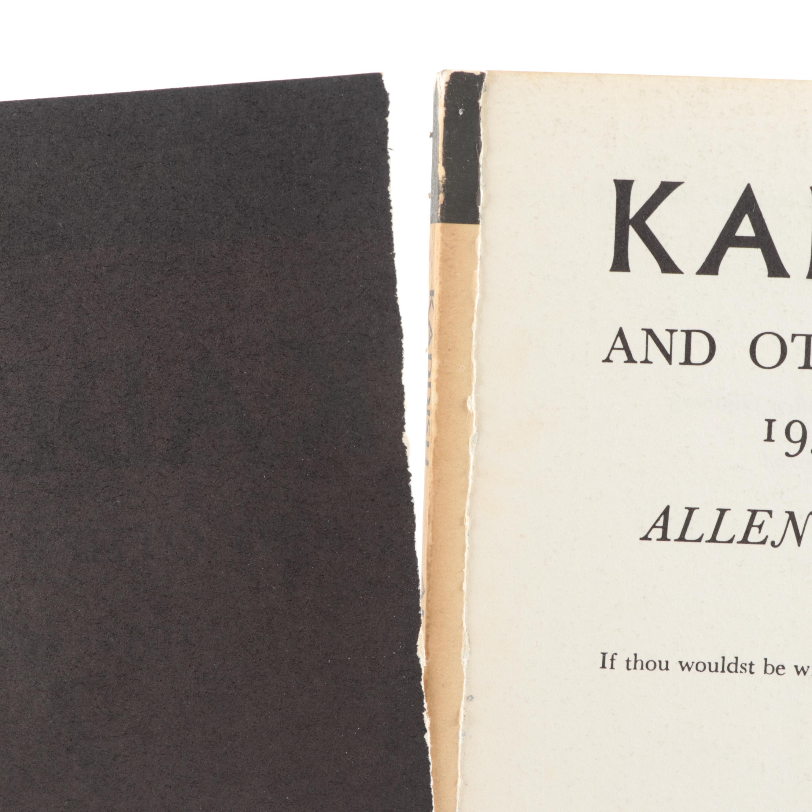 Signed "Turtle Island" by Gary Snyder with "Kaddish" by Allen Ginsberg