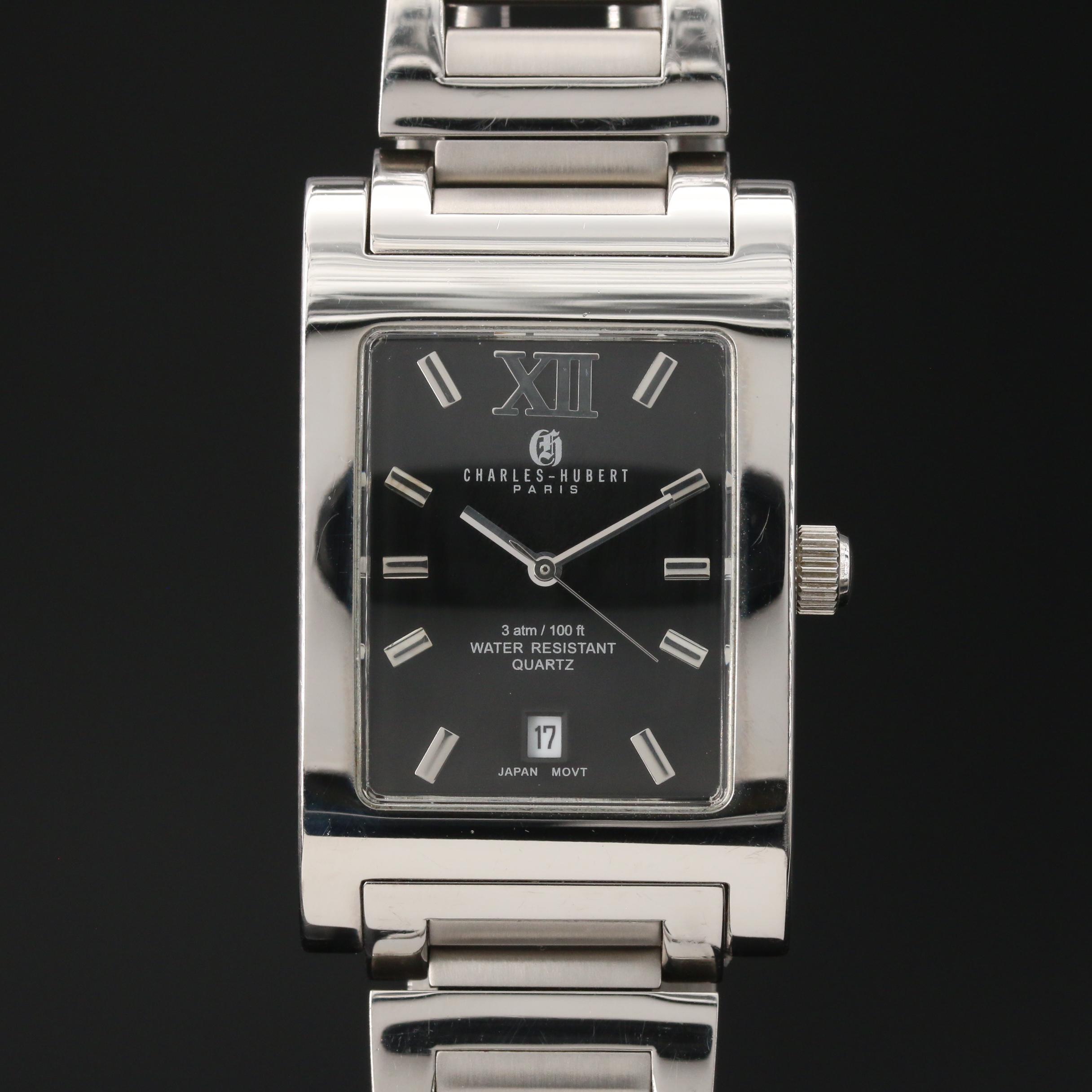Charles-Hubert Paris Watch with Date Window