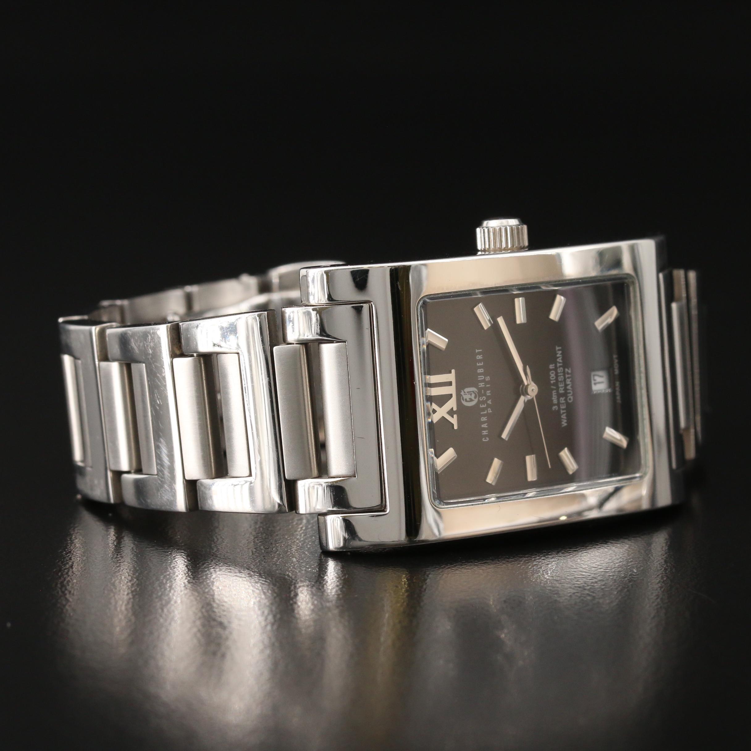 Charles-Hubert Paris Watch with Date Window