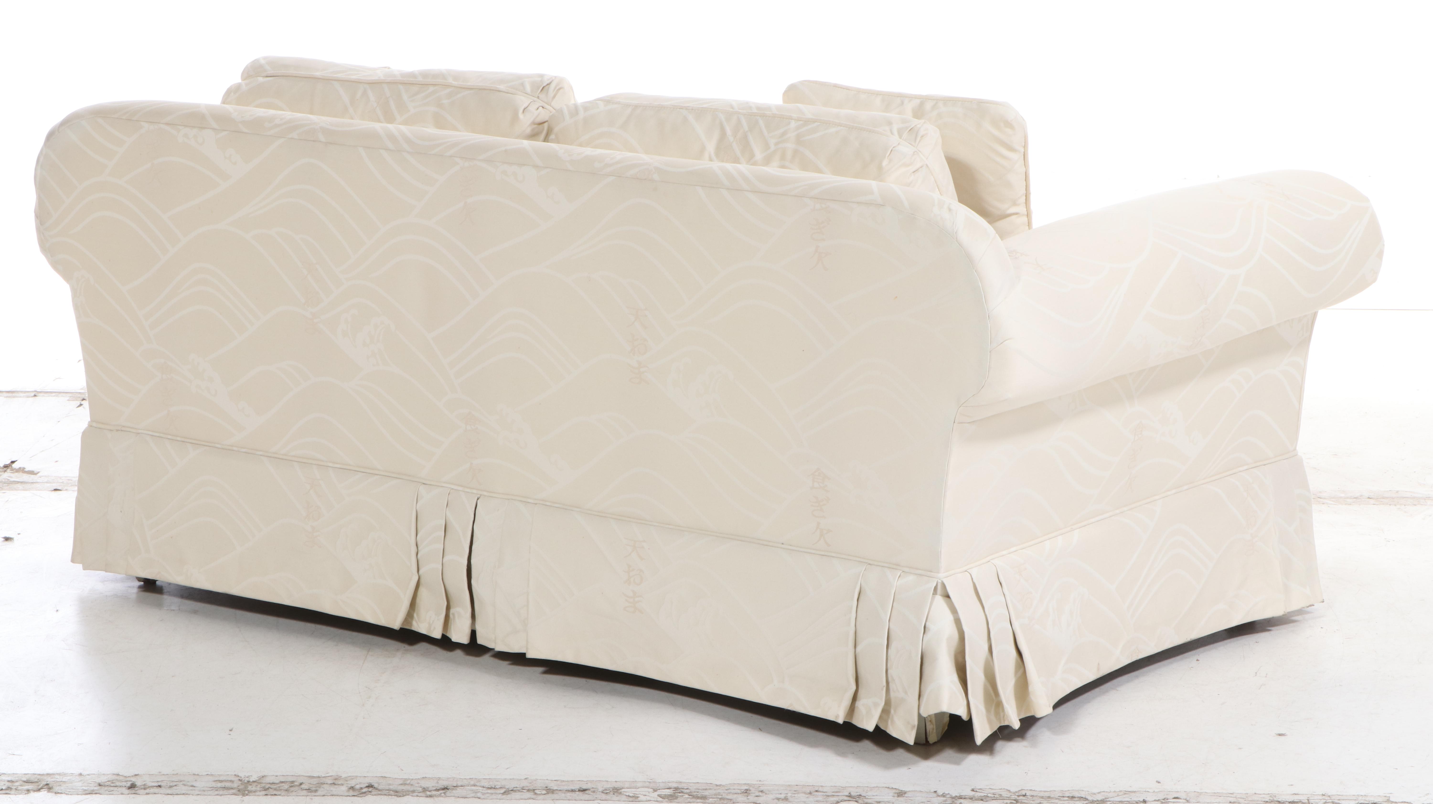 Century Furniture Chinoiserie-Upholstered Loveseat