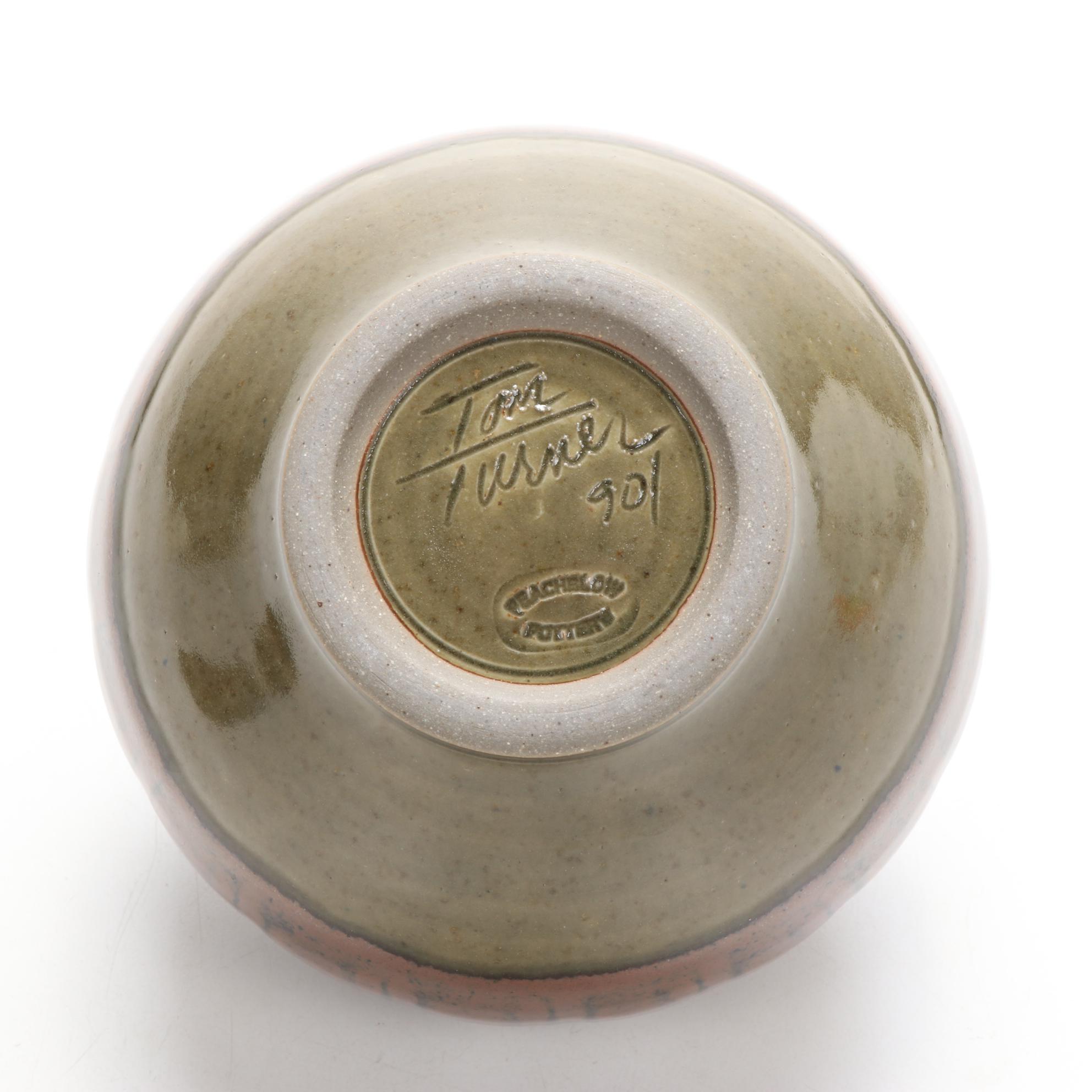 Tom Turner for Peachblow Pottery Glazed Ceramic Jar