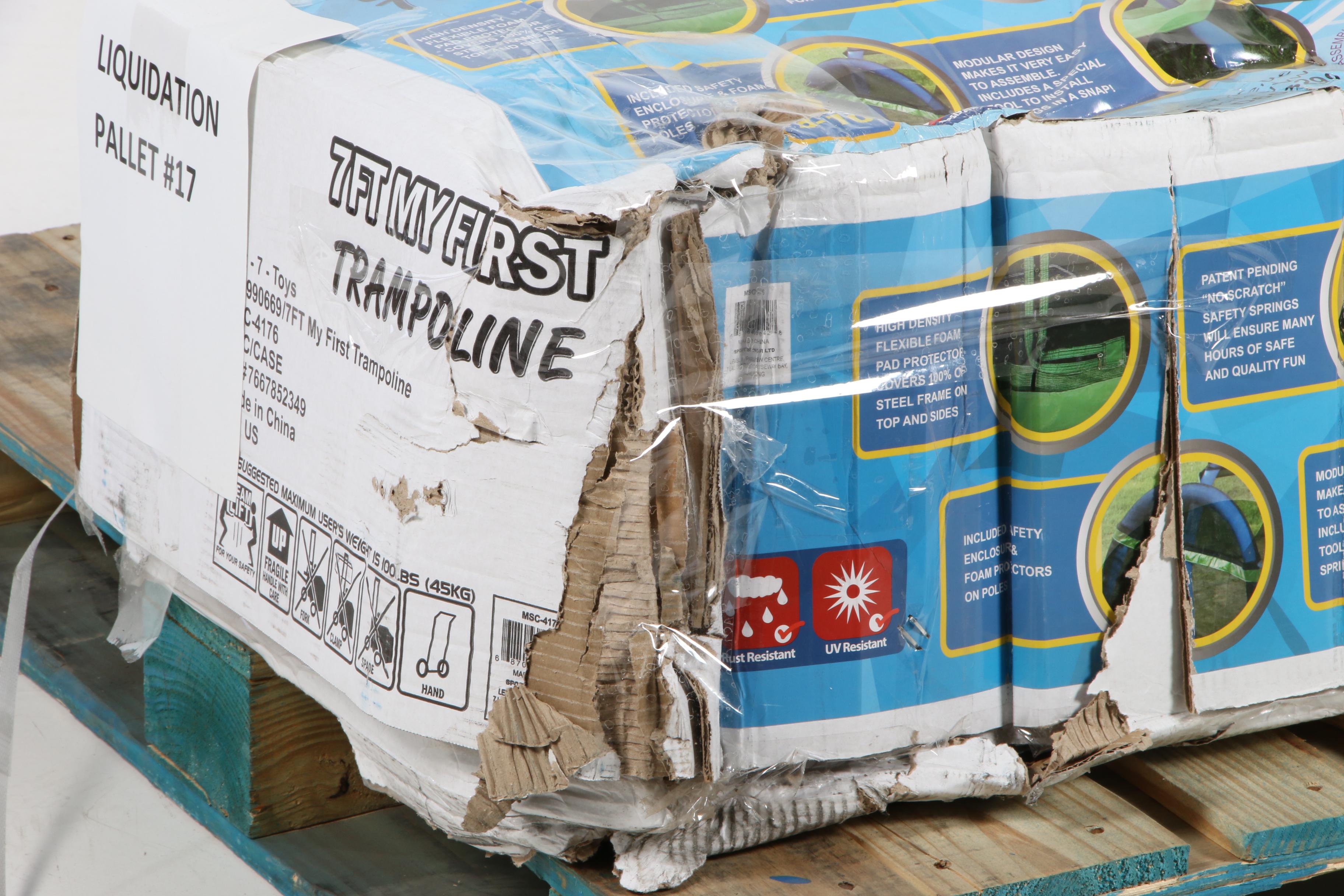 Bounce Pro 7ft "My First Trampoline" with Net Enclosure